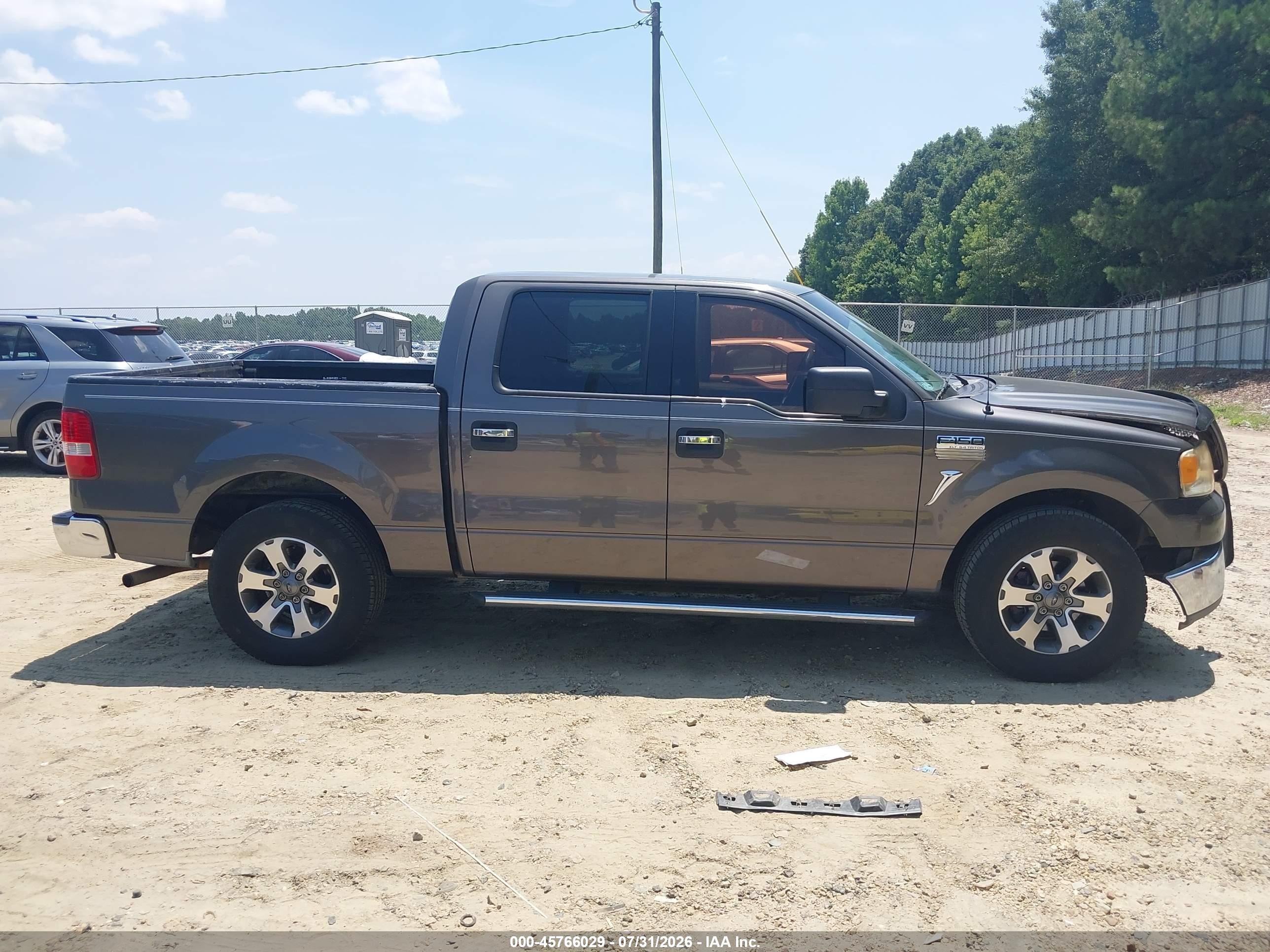 2004 Ford F-150 Lariat/xlt Gray vin: 1FTPW12504KD71794