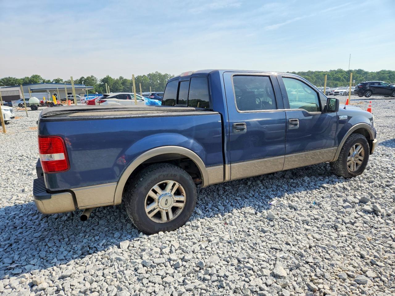 2004 Ford F150 Supercrew Blue vin: 1FTPW12504KD76736