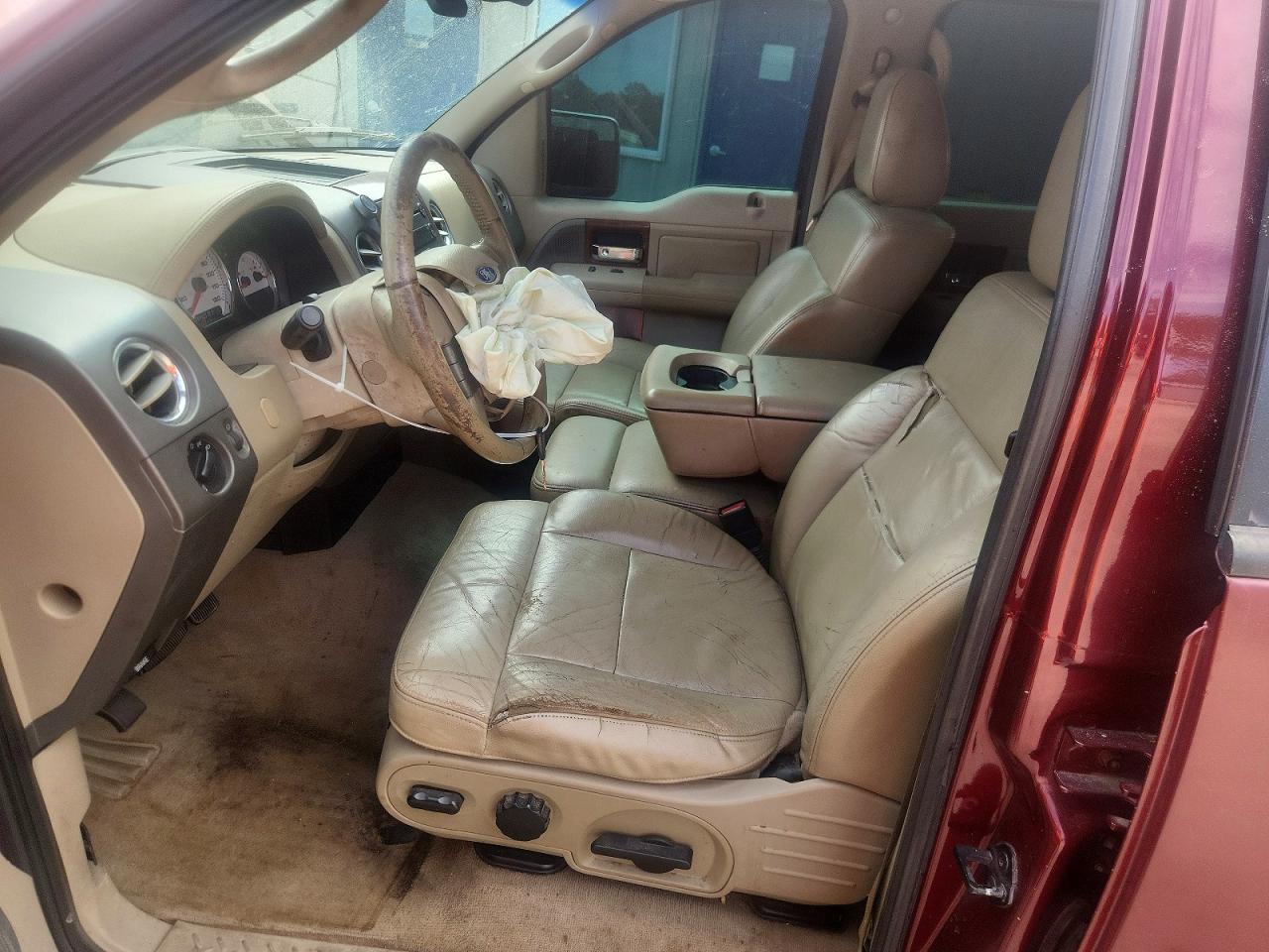 2005 Ford F150 Supercrew Burgundy vin: 1FTPW12505FA43589