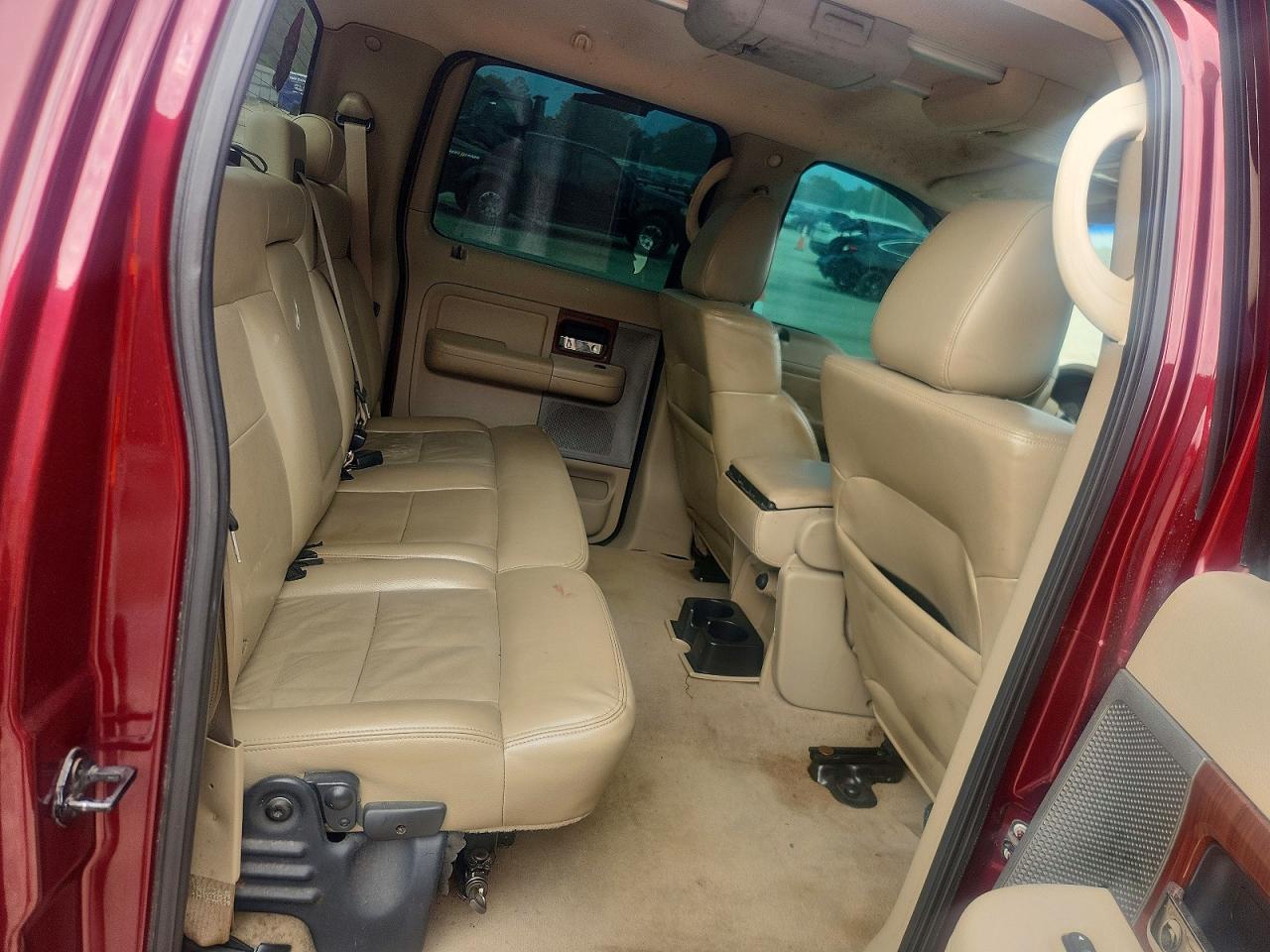 2005 Ford F150 Supercrew Burgundy vin: 1FTPW12505FA43589
