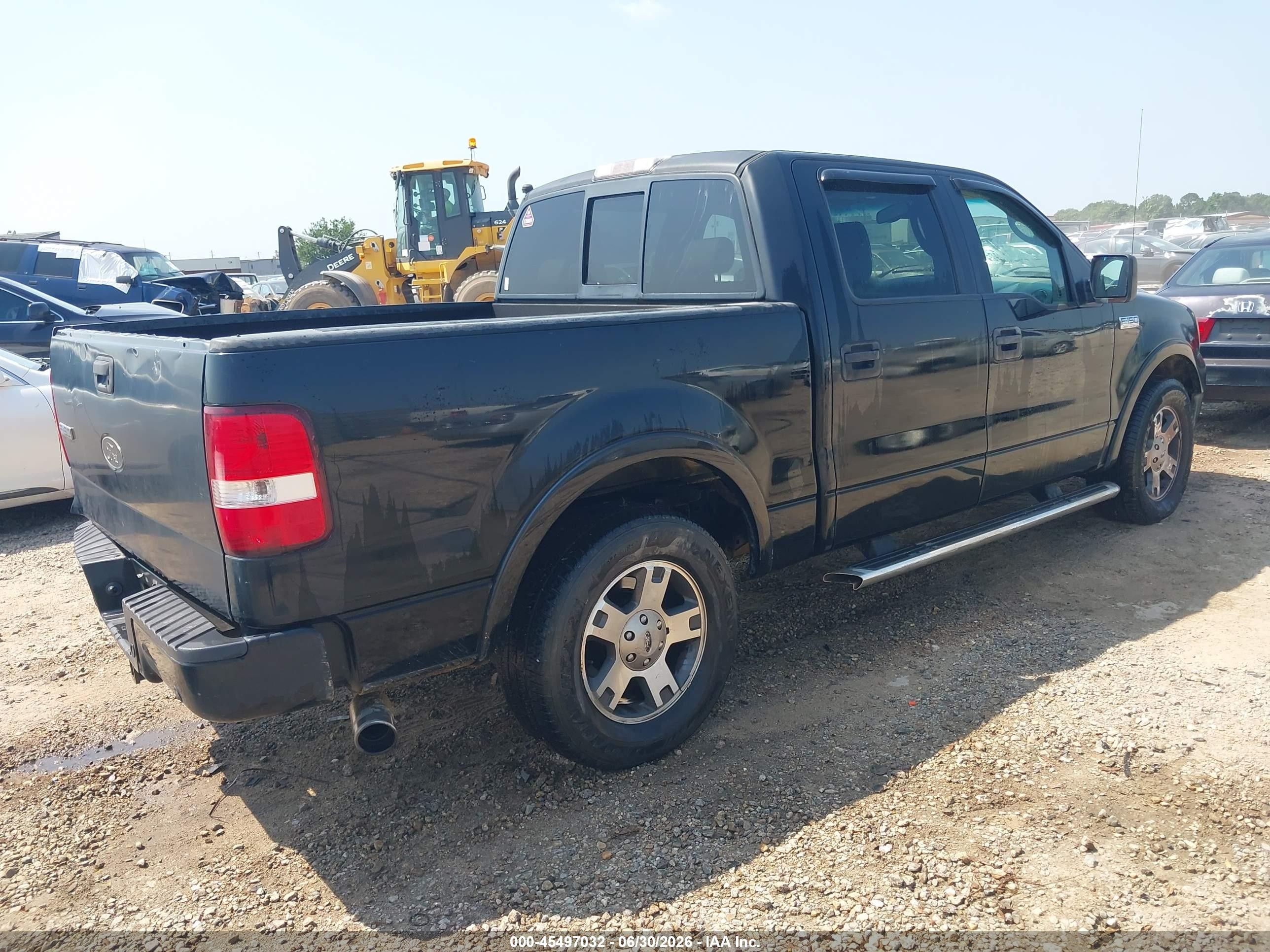 2005 Ford F-150 Lariat/xlt Black vin: 1FTPW12505FA65446
