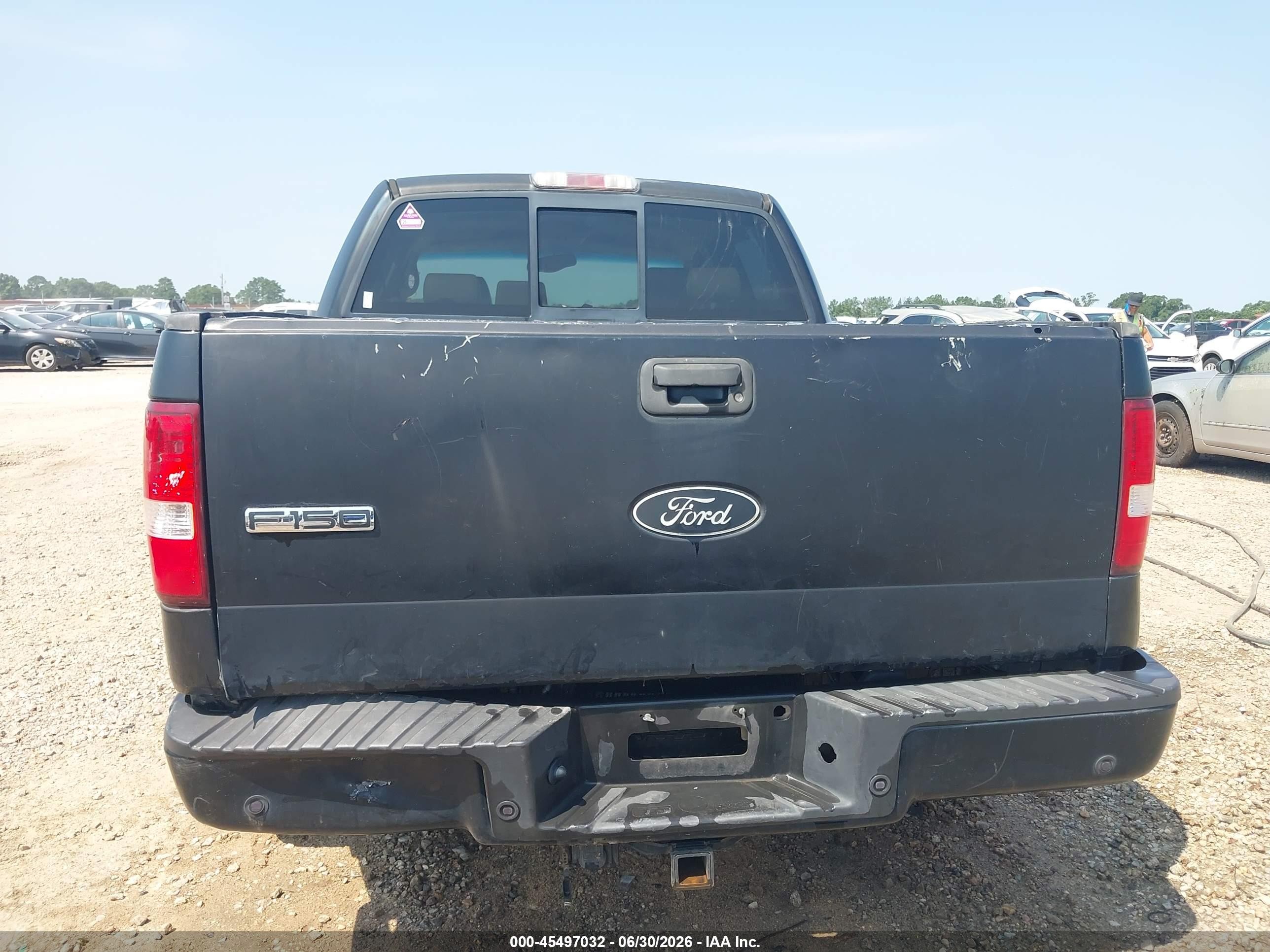 2005 Ford F-150 Lariat/xlt Black vin: 1FTPW12505FA65446