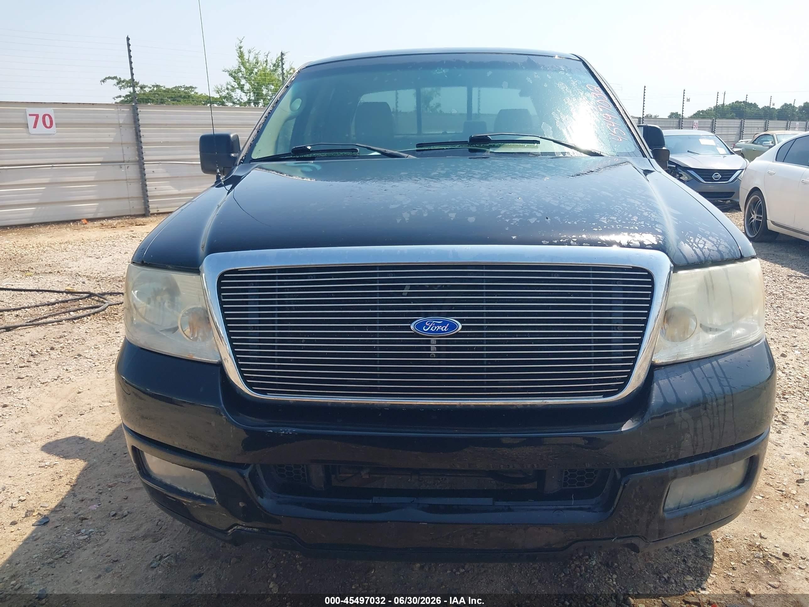 2005 Ford F-150 Lariat/xlt Black vin: 1FTPW12505FA65446
