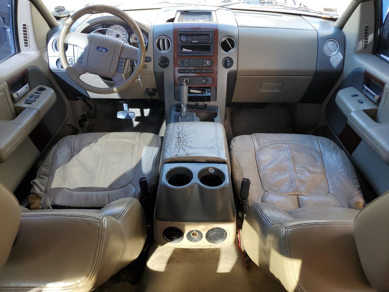 2005 Ford F150 Supercrew Tan vin: 1FTPW12505KB72309