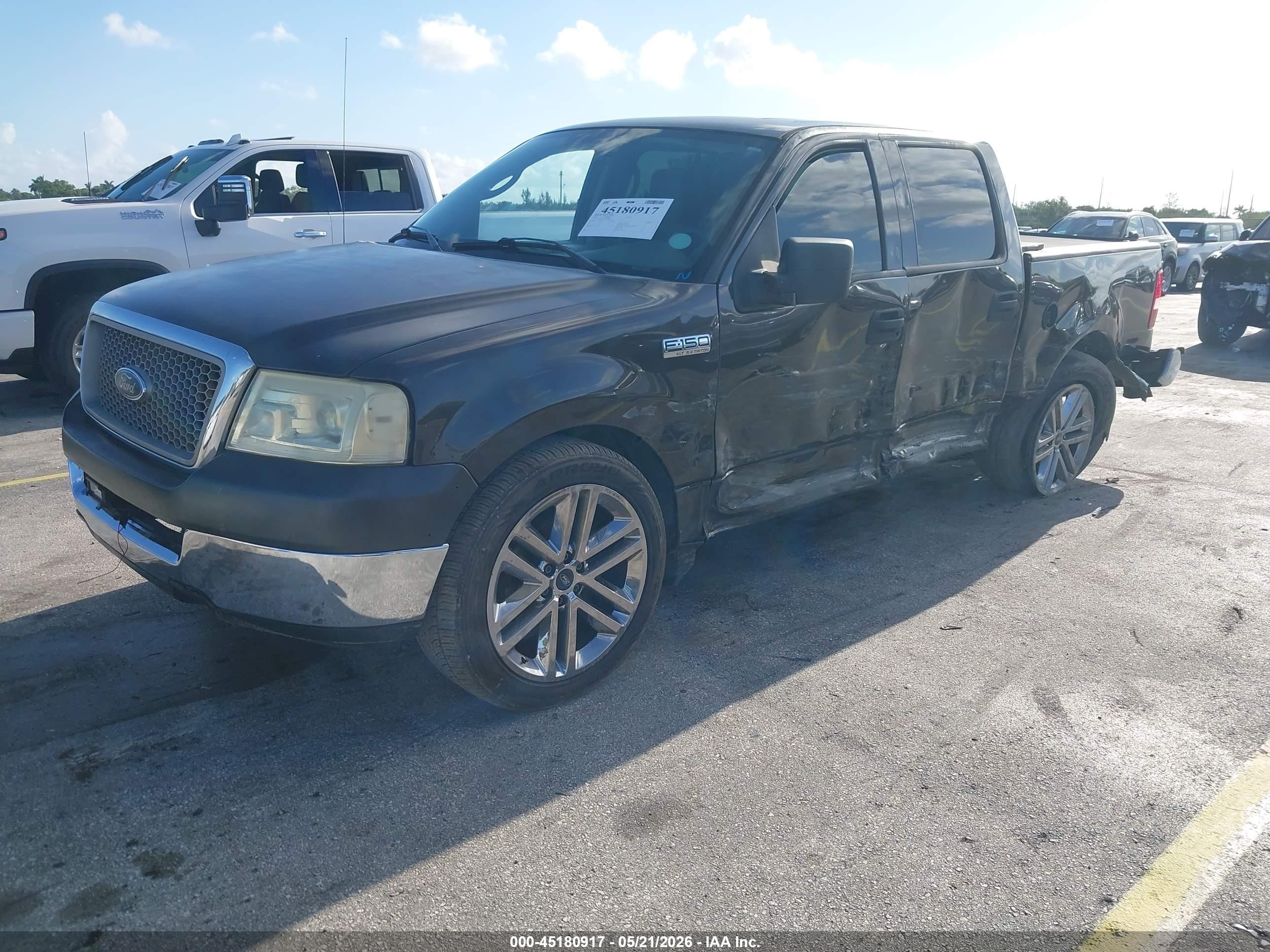 2005 Ford F-150 Lariat/xlt Brown vin: 1FTPW12505KD04646