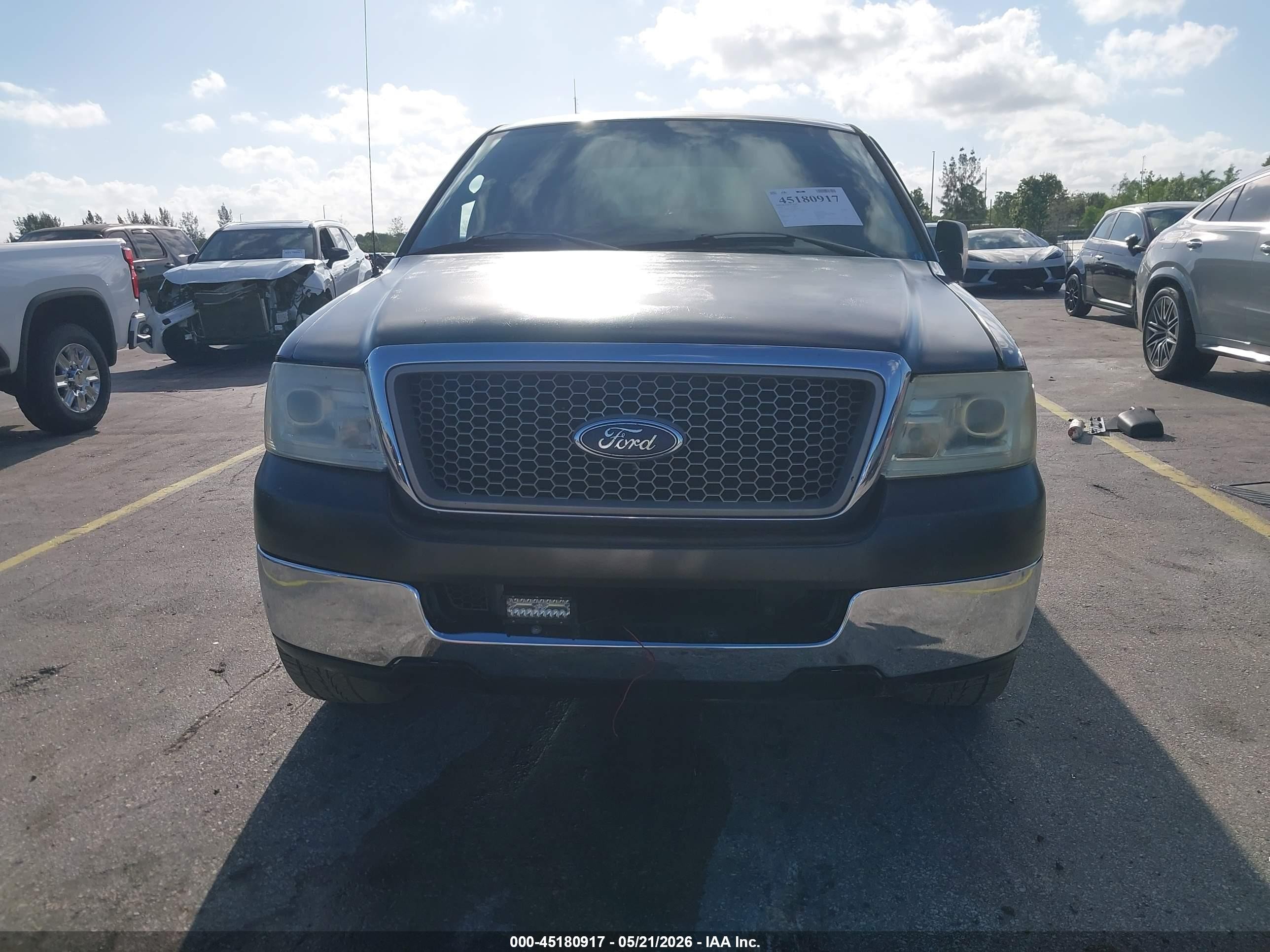 2005 Ford F-150 Lariat/xlt Brown vin: 1FTPW12505KD04646
