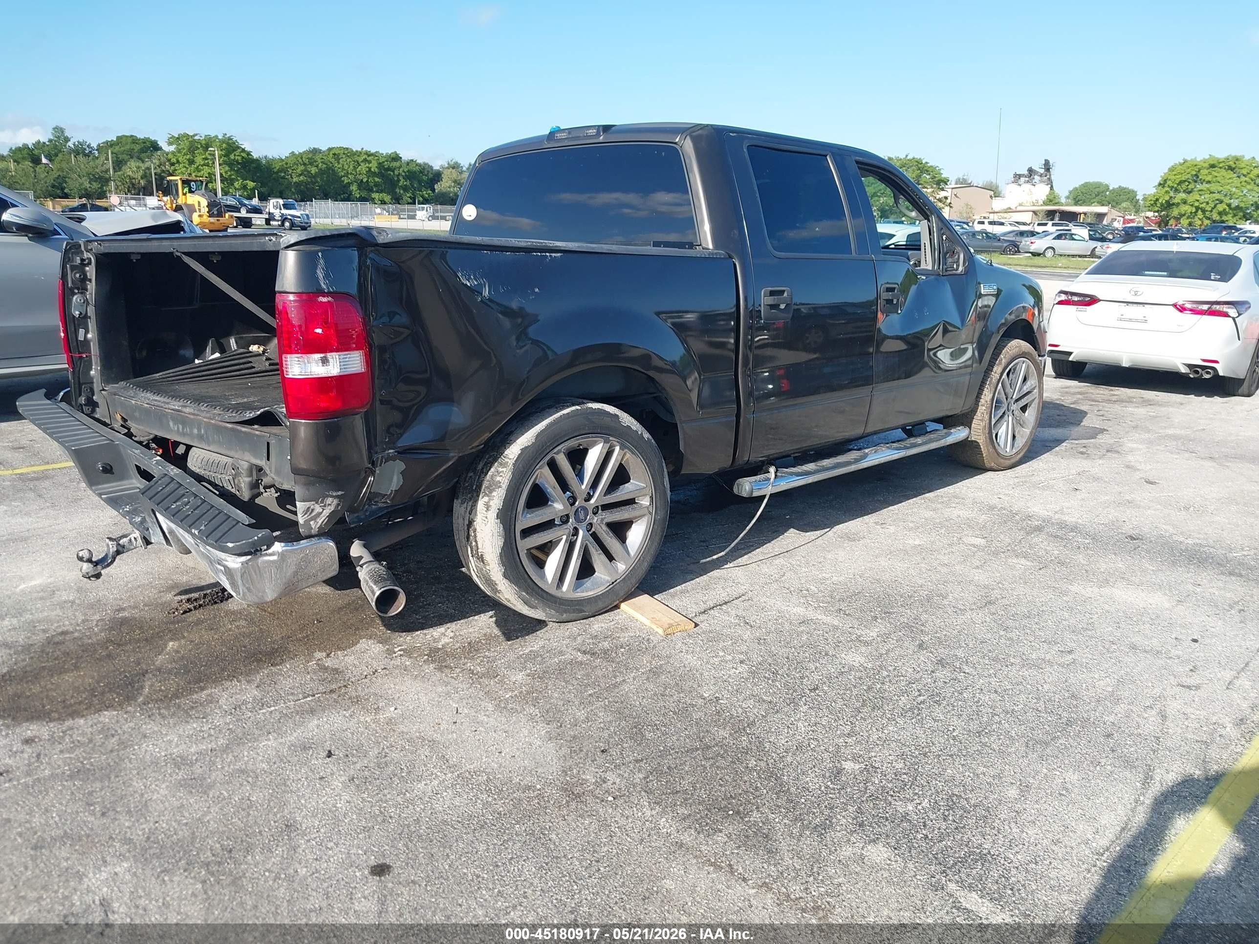 2005 Ford F-150 Lariat/xlt Brown vin: 1FTPW12505KD04646