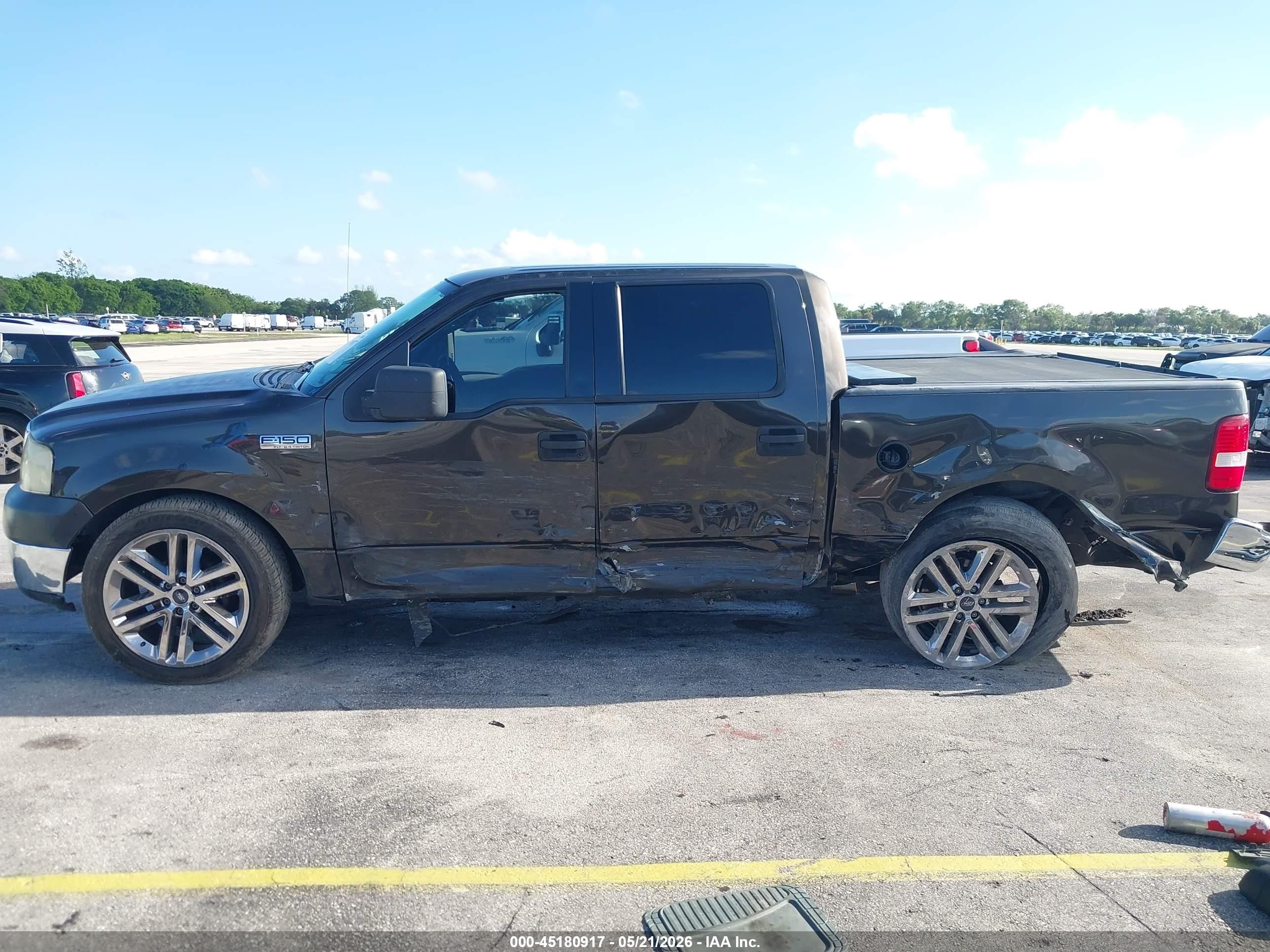 2005 Ford F-150 Lariat/xlt Brown vin: 1FTPW12505KD04646