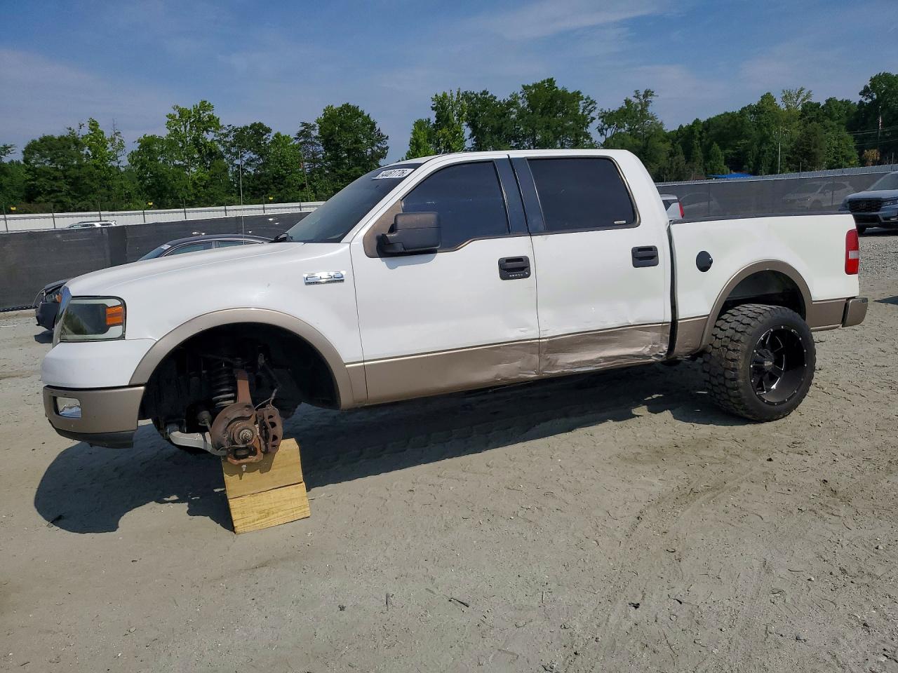 2005 Ford F150 Supercrew Белый vin: 1FTPW12505KD59324