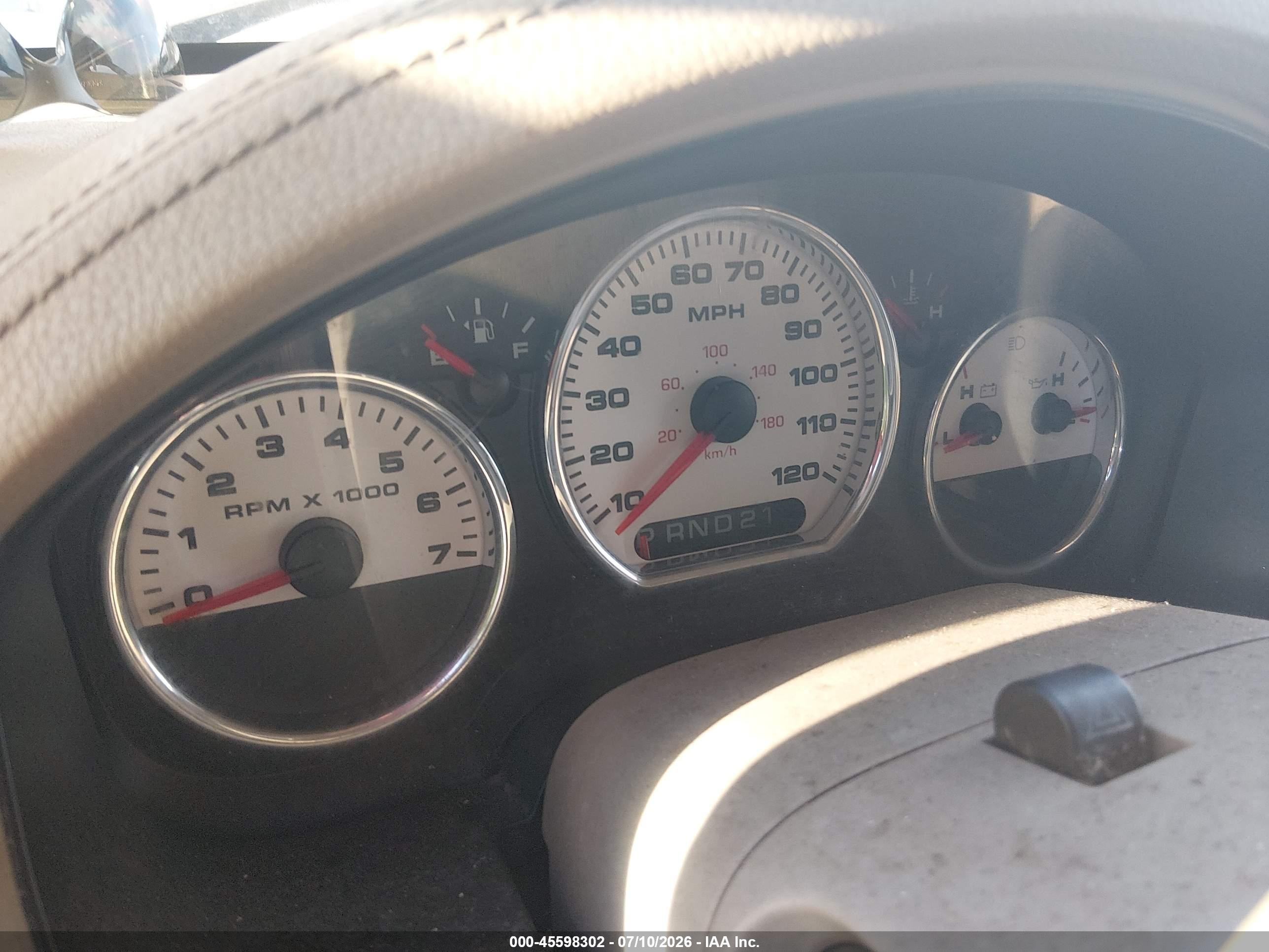 2005 Ford F-150 Lariat/xlt White vin: 1FTPW12505KD69285
