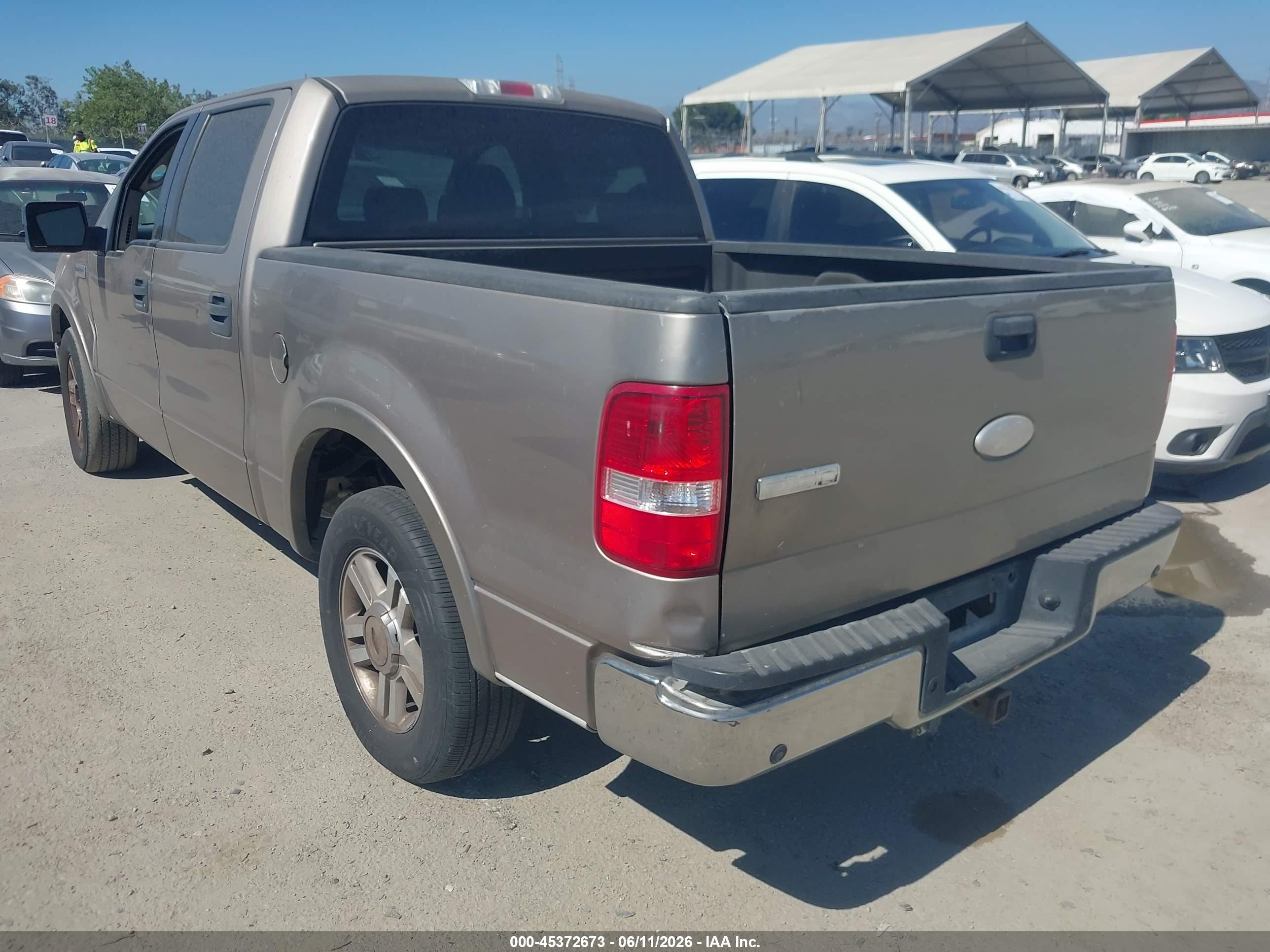 2005 Ford F-150 Lariat/xlt Brown vin: 1FTPW12505KD94719