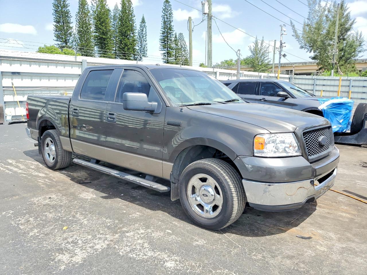 2006 Ford F150 Supercrew Серый vin: 1FTPW12506FA25191