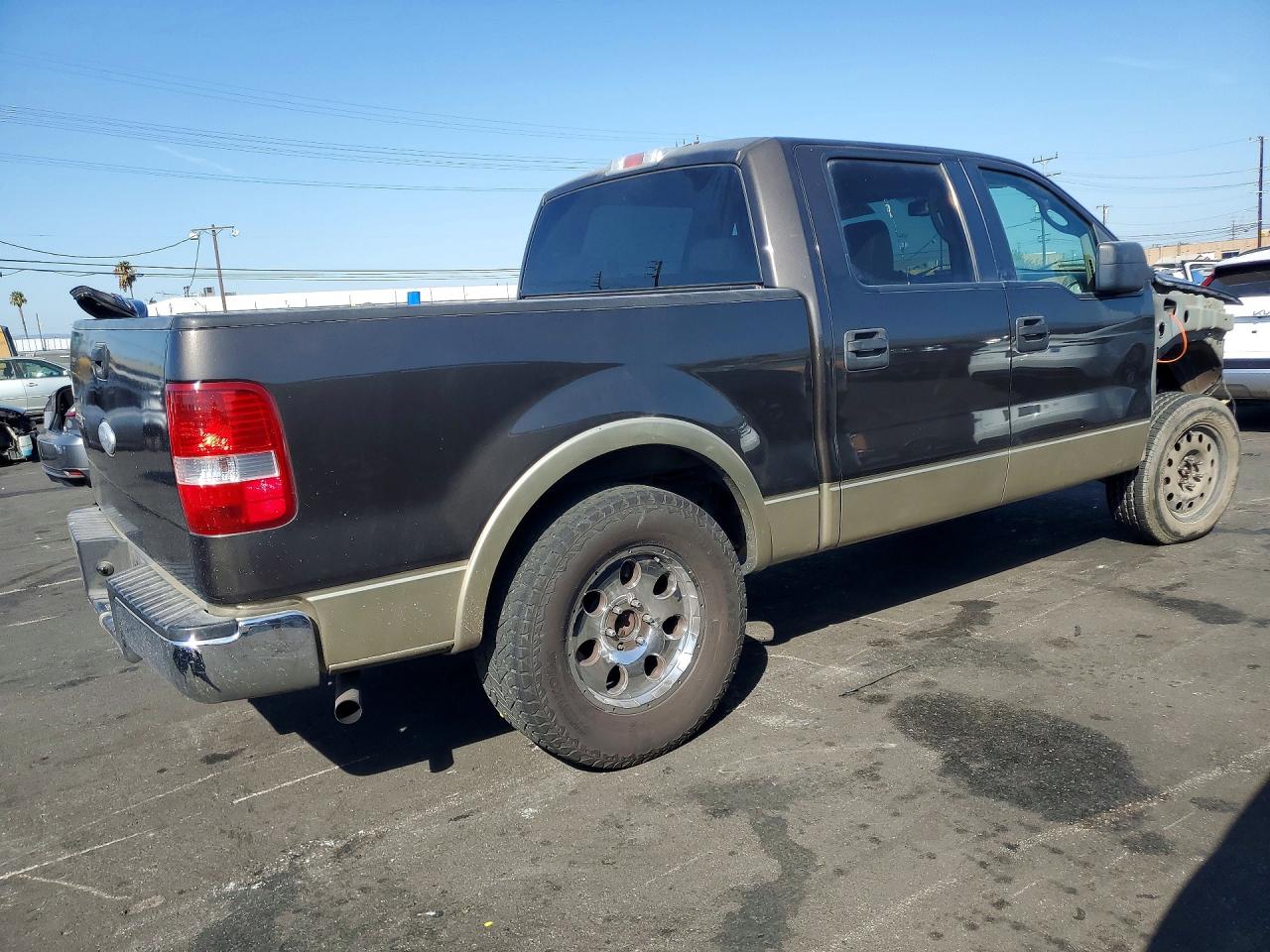 2006 Ford F150 Supercrew Gray vin: 1FTPW12506KB31356