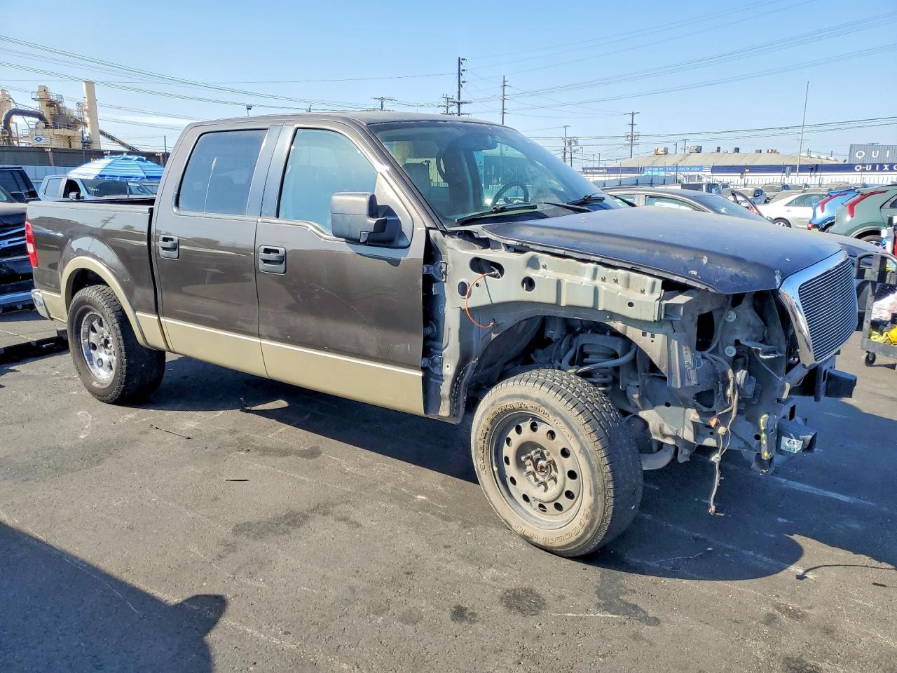 2006 Ford F150 Supercrew Gray vin: 1FTPW12506KB31356