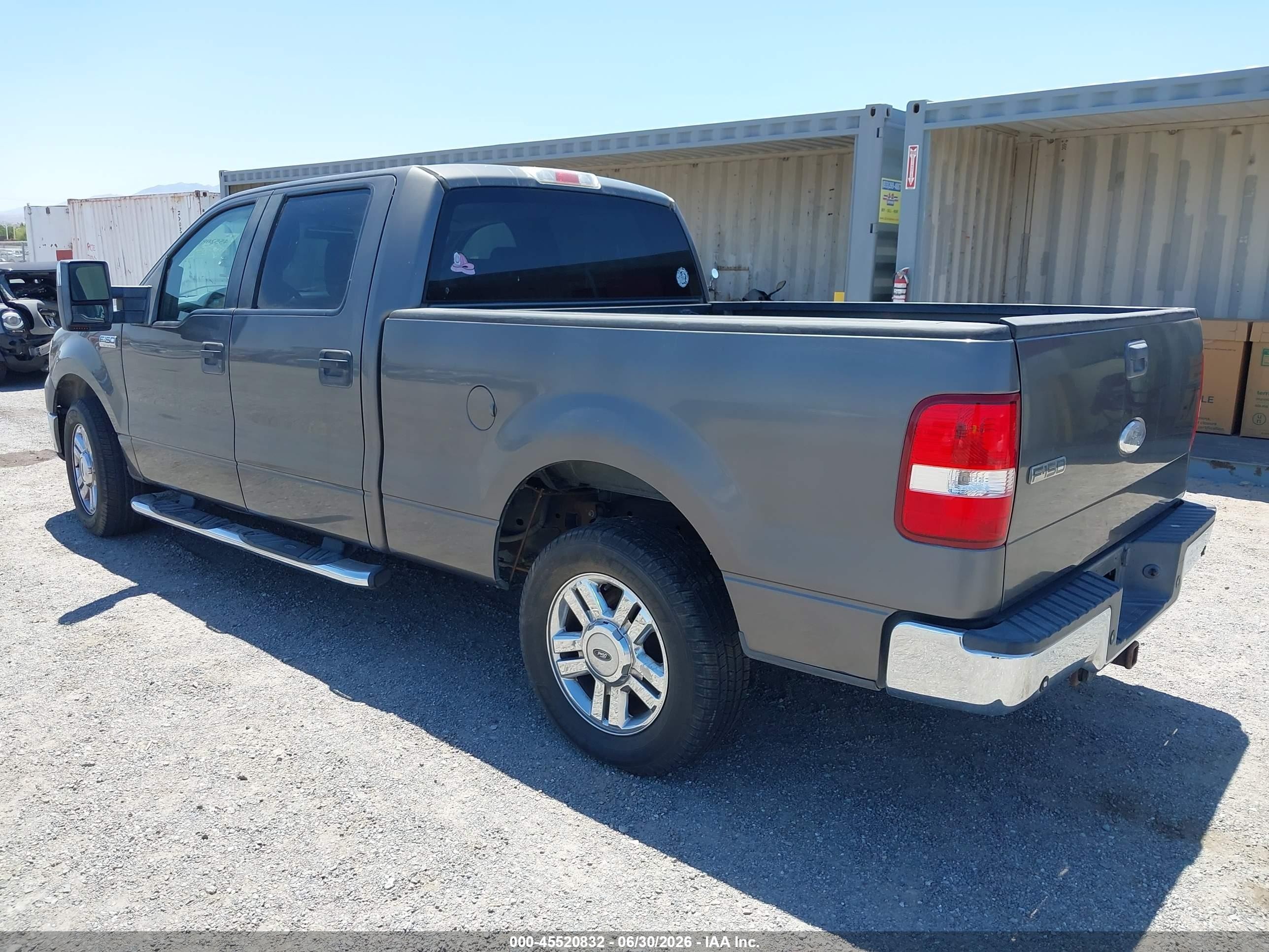 2008 Ford F-150 60th Anniversary/fx2/king Ranch/lariat/limited/xlt Gray vin: 1FTPW12508FA24447