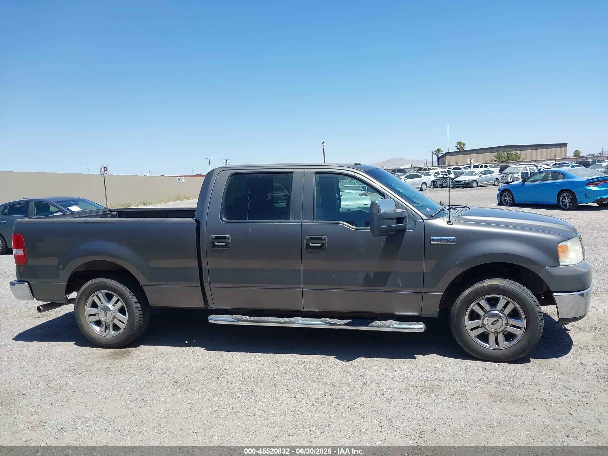2008 Ford F-150 60th Anniversary/fx2/king Ranch/lariat/limited/xlt Gray vin: 1FTPW12508FA24447