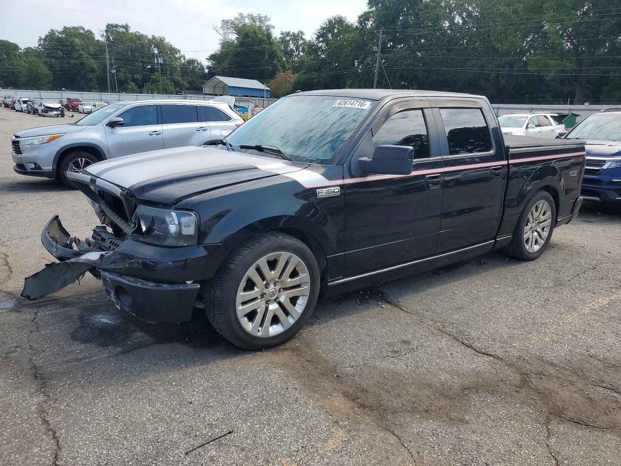 2008 Ford F150 Supercrew Black vin: 1FTPW12508KD24142