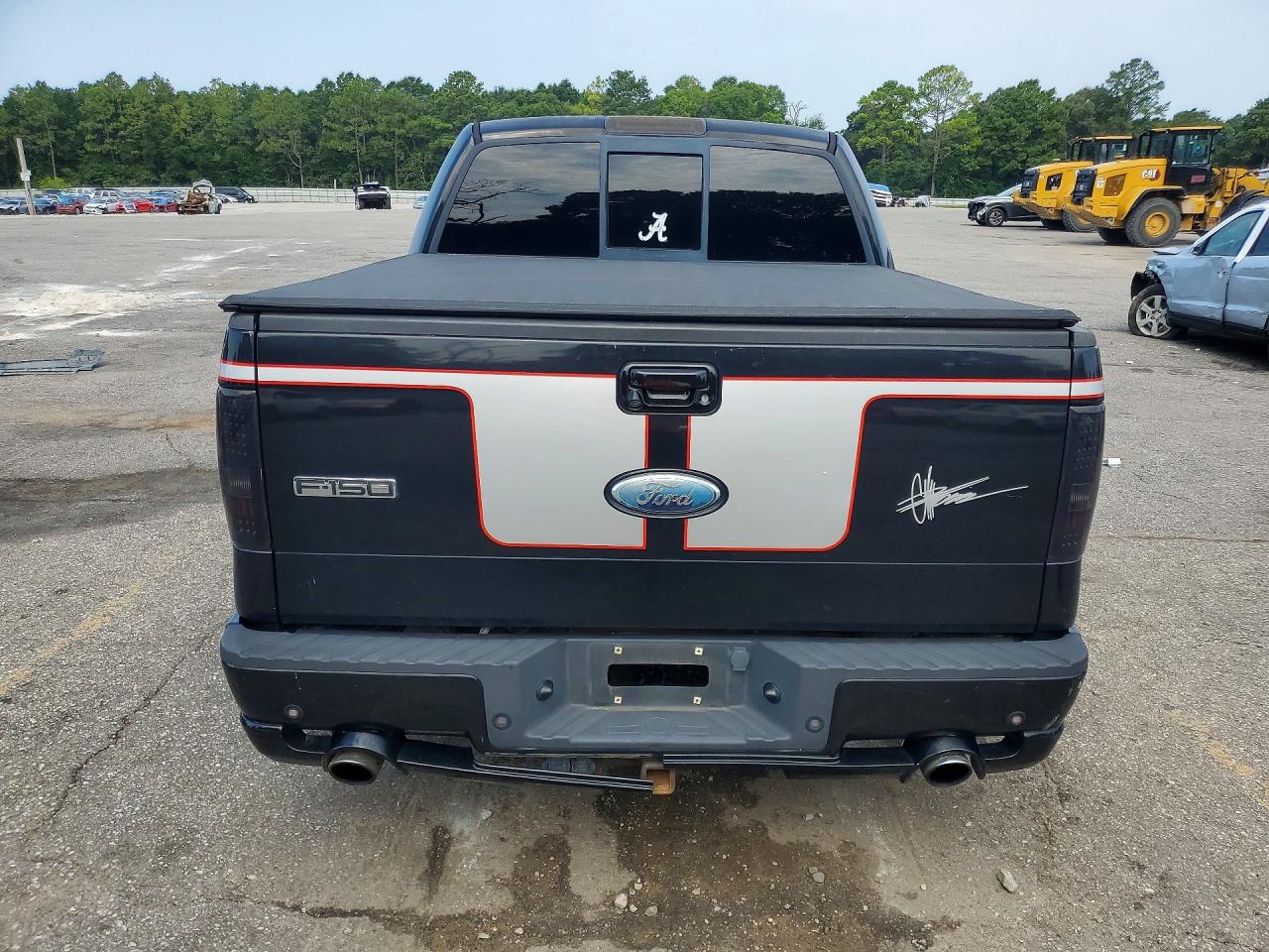 2008 Ford F150 Supercrew Black vin: 1FTPW12508KD24142