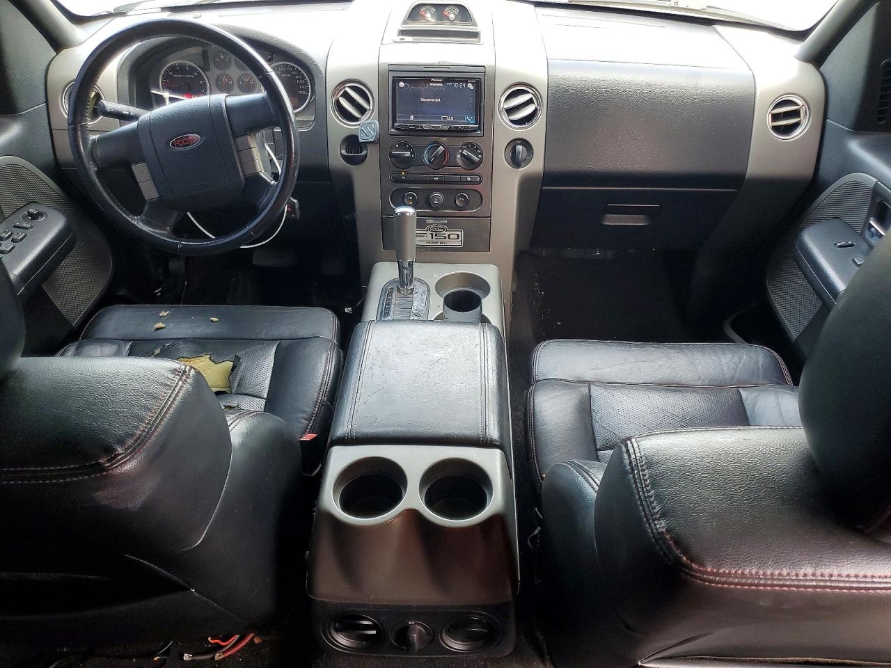 2008 Ford F150 Supercrew Black vin: 1FTPW12508KD24142