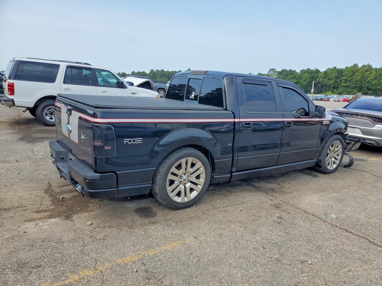 2008 Ford F150 Supercrew Black vin: 1FTPW12508KD24142