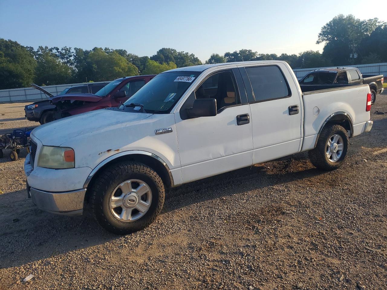 2004 Ford F150 Supercrew White vin: 1FTPW12514KA34745
