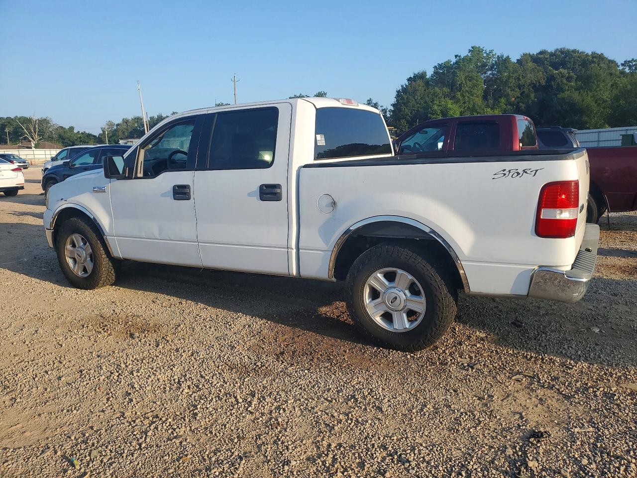 2004 Ford F150 Supercrew White vin: 1FTPW12514KA34745
