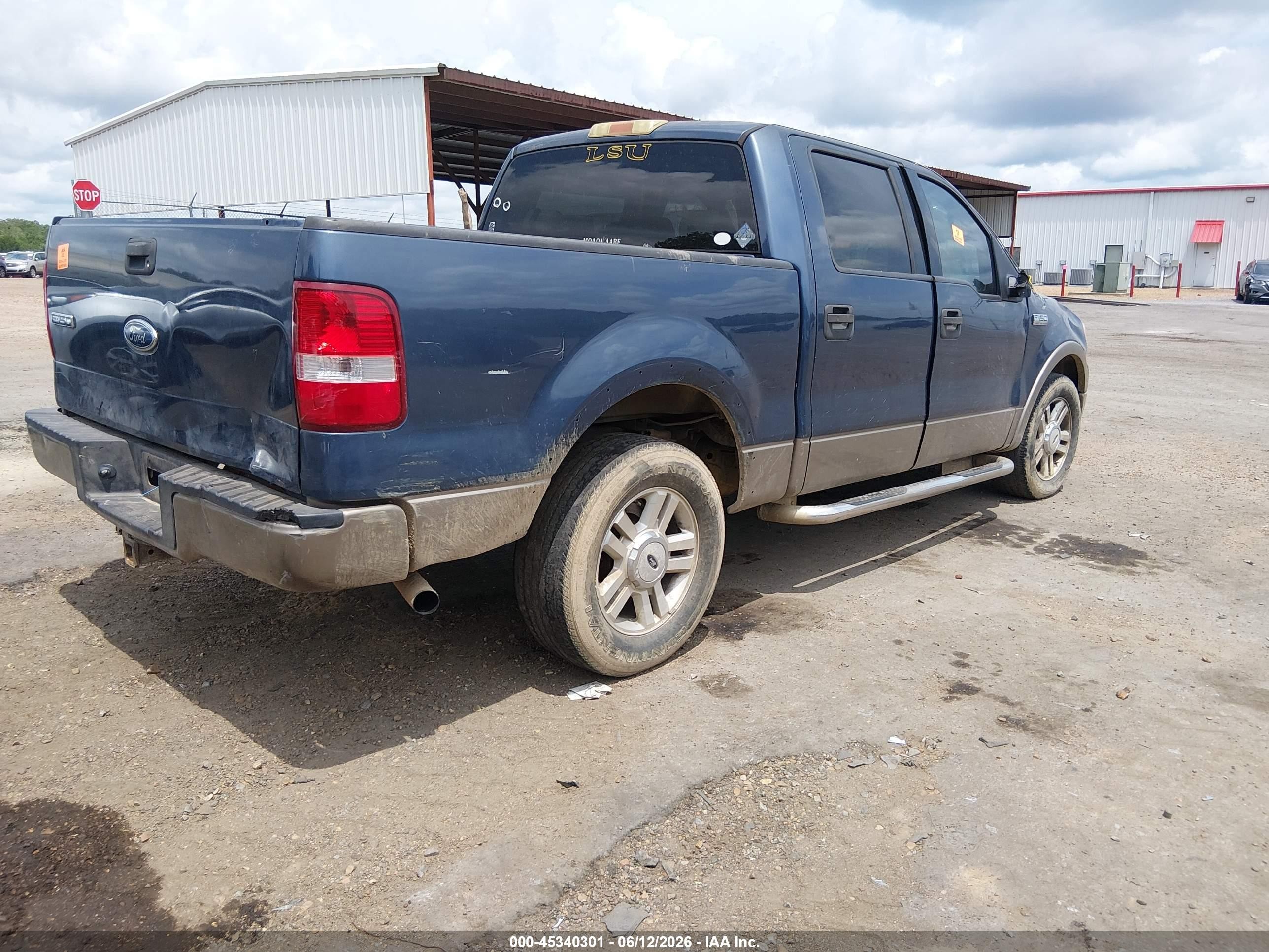 2004 Ford F-150 Lariat/xlt Синий vin: 1FTPW12514KD12382
