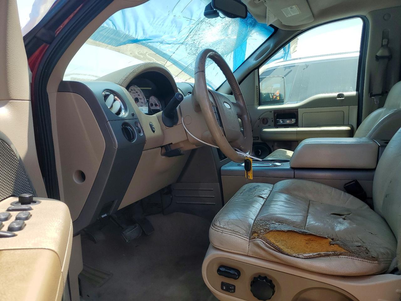 2004 Ford F150 Supercrew Burgundy vin: 1FTPW12514KD25424