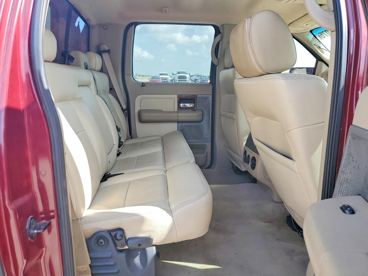 2004 Ford F150 Supercrew Burgundy vin: 1FTPW12514KD25424
