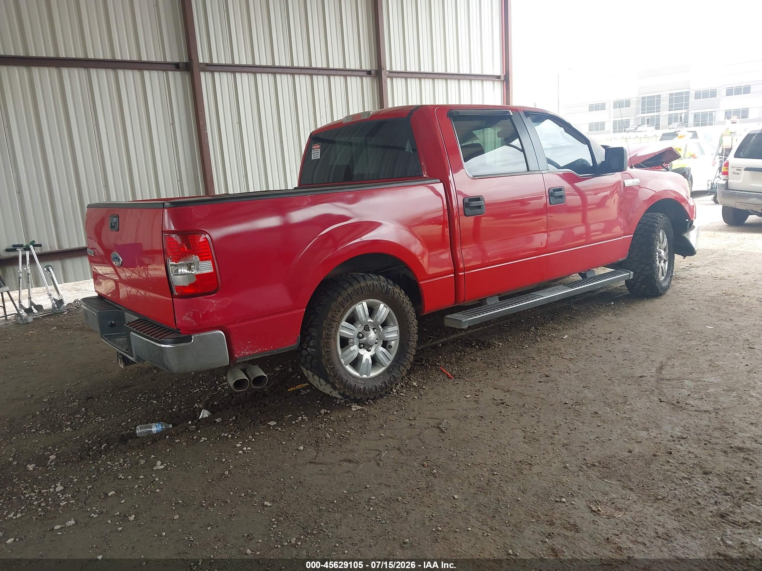 2005 Ford F-150 Lariat/xlt Red vin: 1FTPW12515FA27546