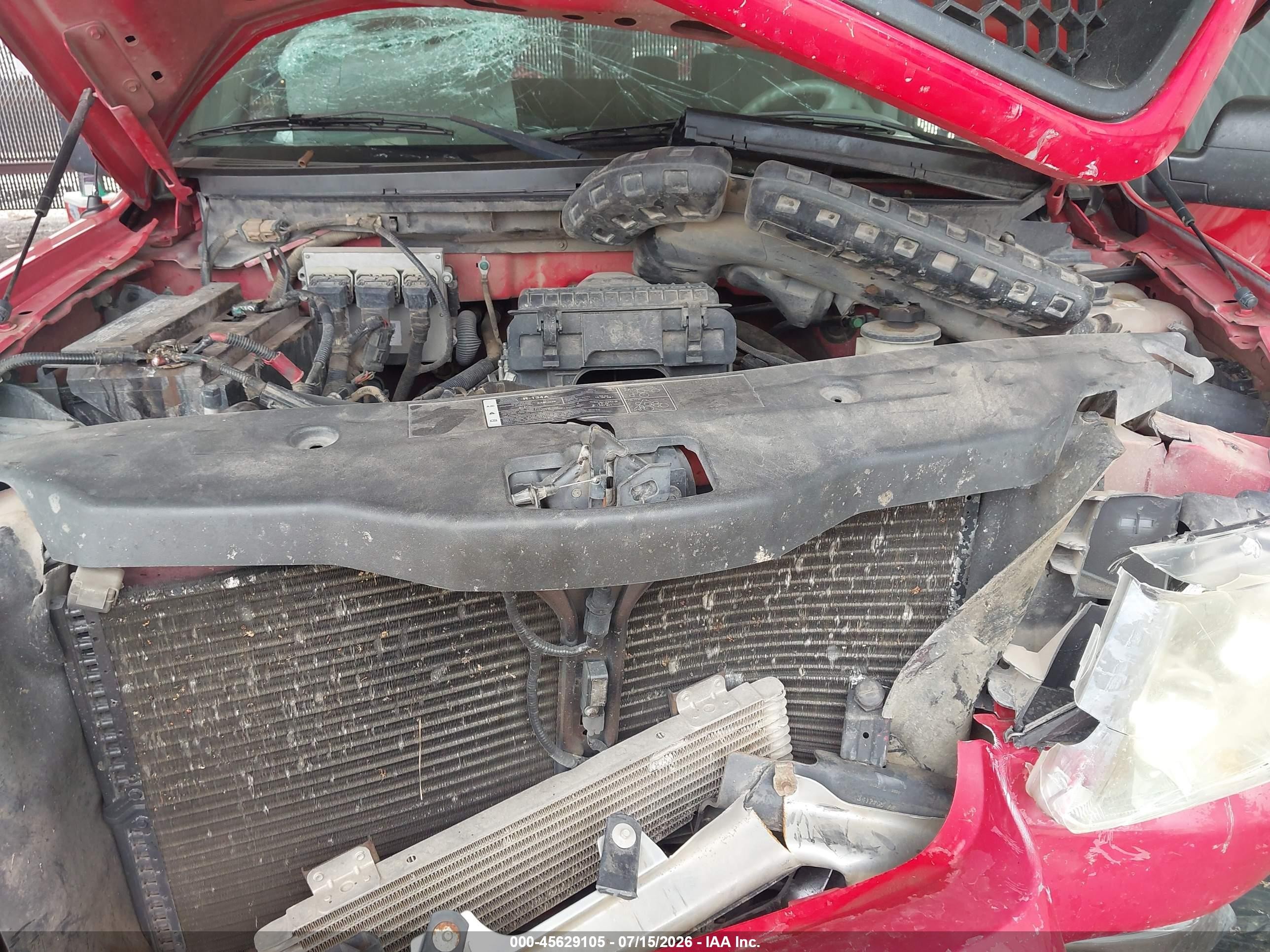 2005 Ford F-150 Lariat/xlt Red vin: 1FTPW12515FA27546