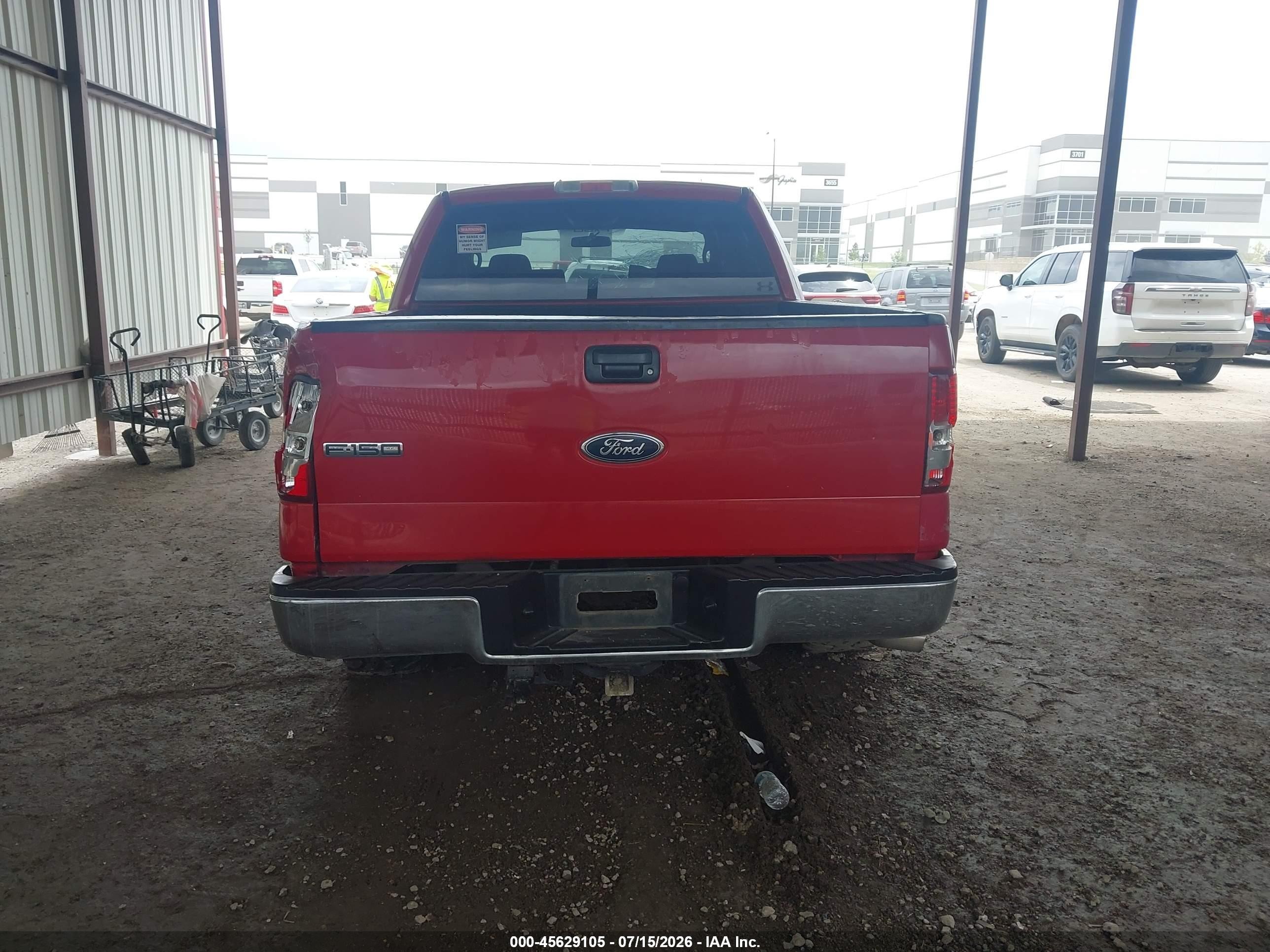 2005 Ford F-150 Lariat/xlt Red vin: 1FTPW12515FA27546