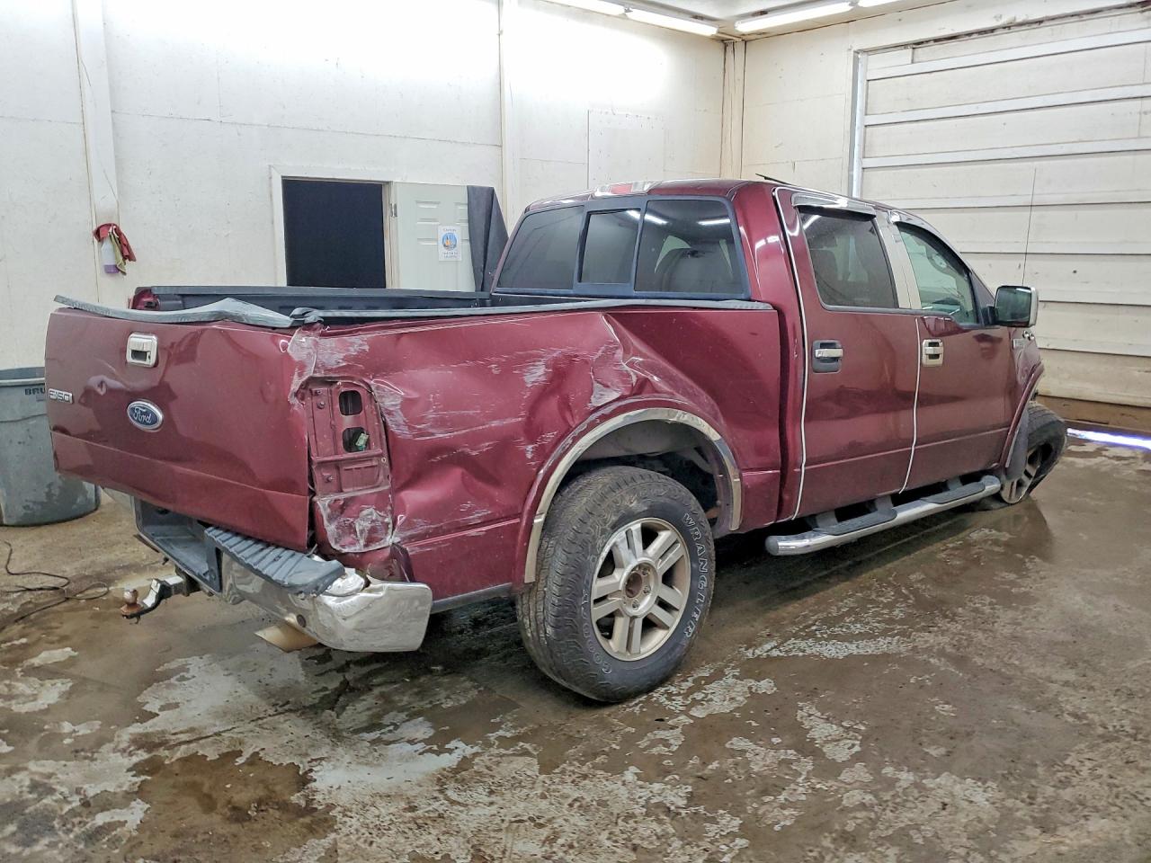 2005 Ford F150 Supercrew Burgundy vin: 1FTPW12515FA30270
