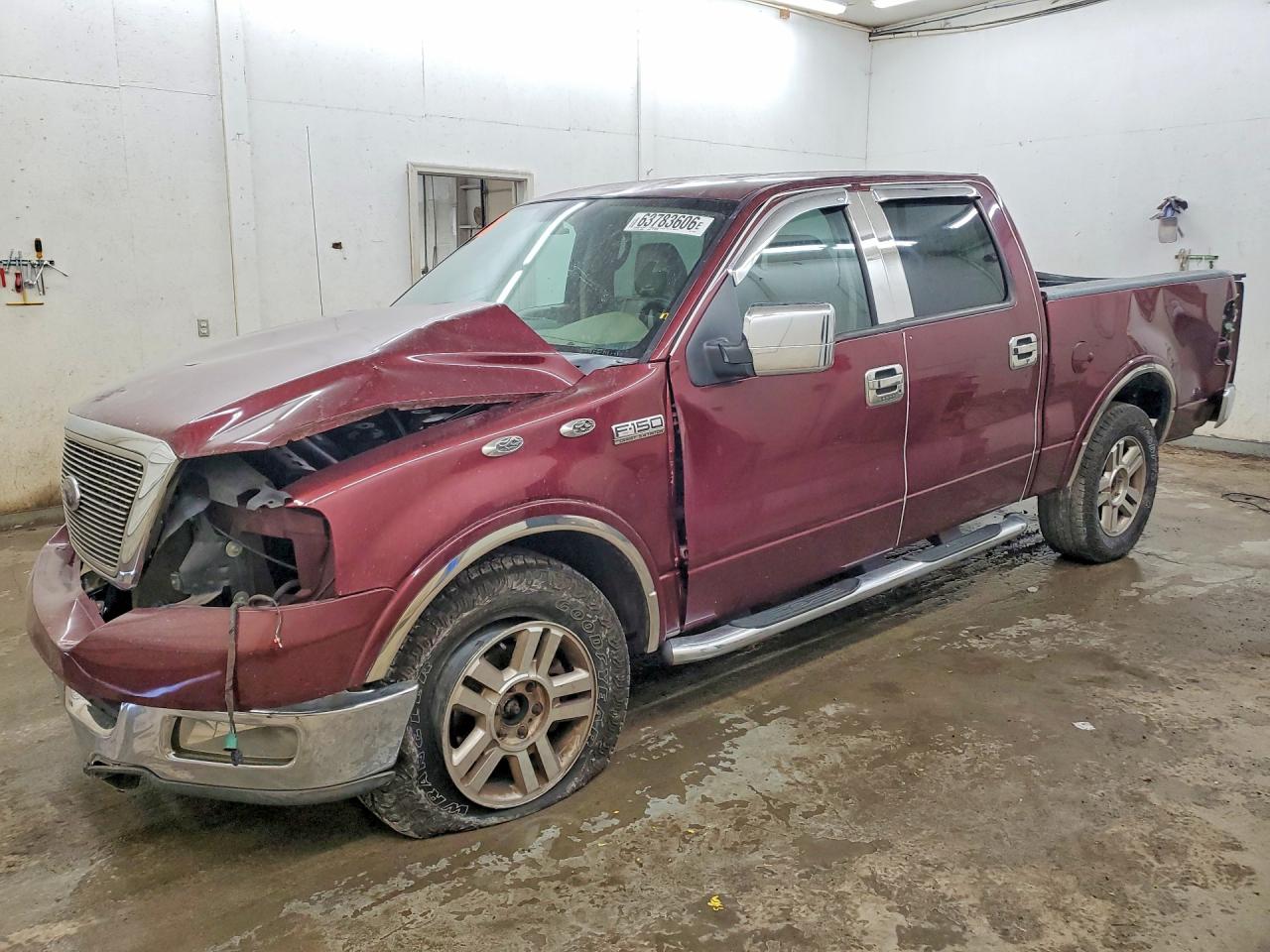 2005 Ford F150 Supercrew Бордовый vin: 1FTPW12515FA30270
