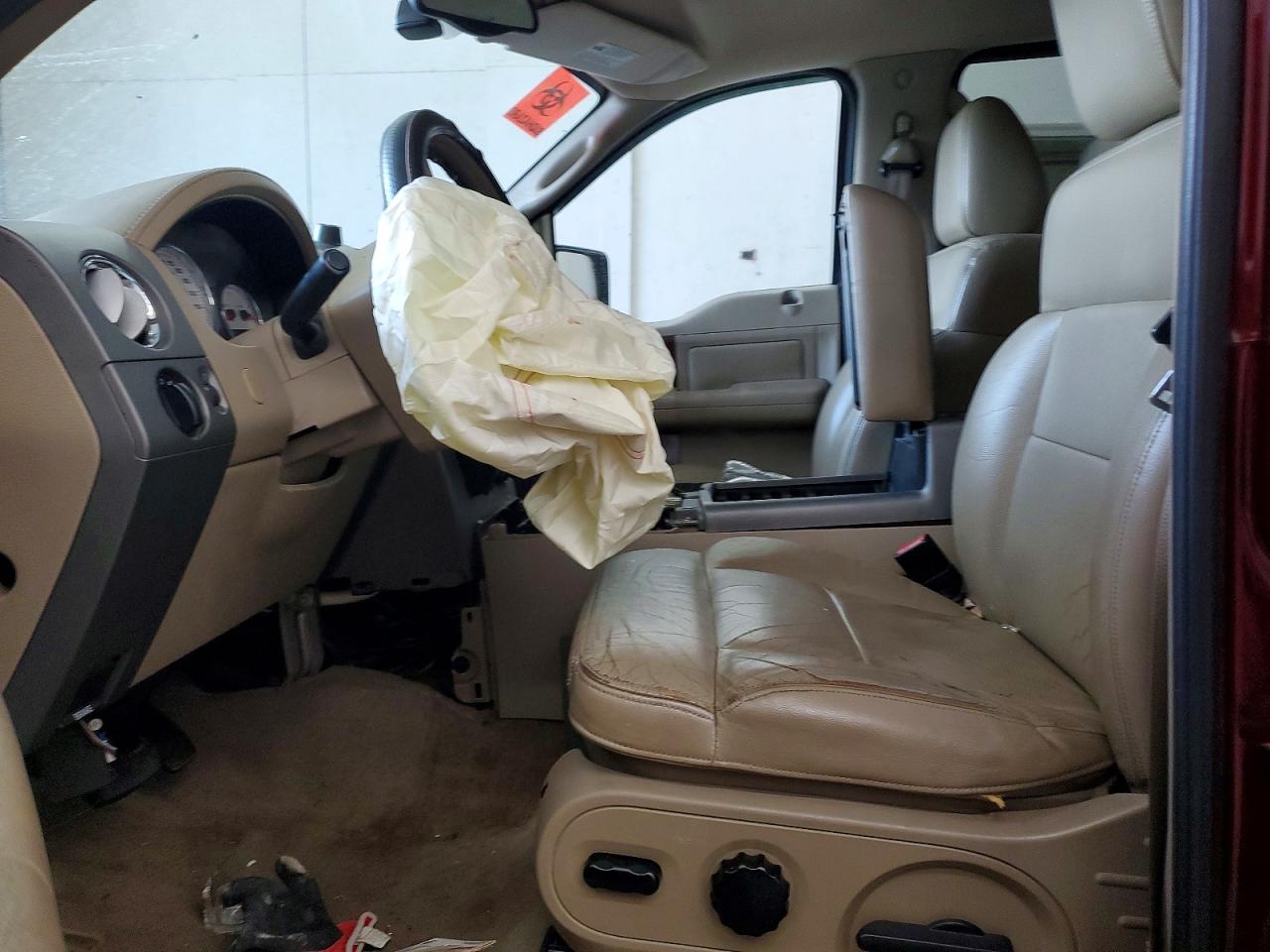 2005 Ford F150 Supercrew Burgundy vin: 1FTPW12515FA30270