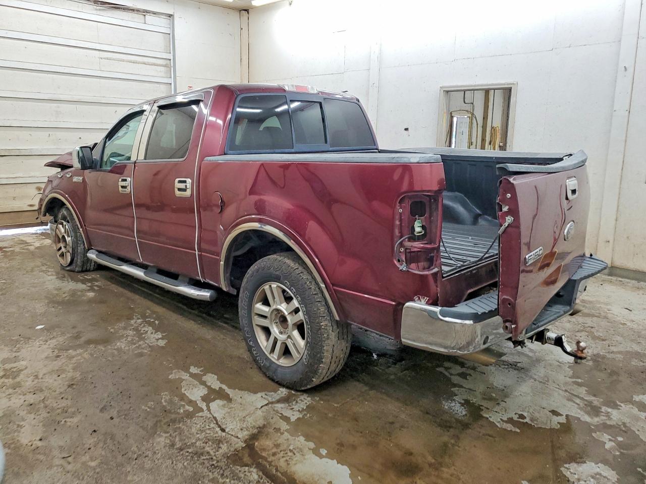 2005 Ford F150 Supercrew Burgundy vin: 1FTPW12515FA30270