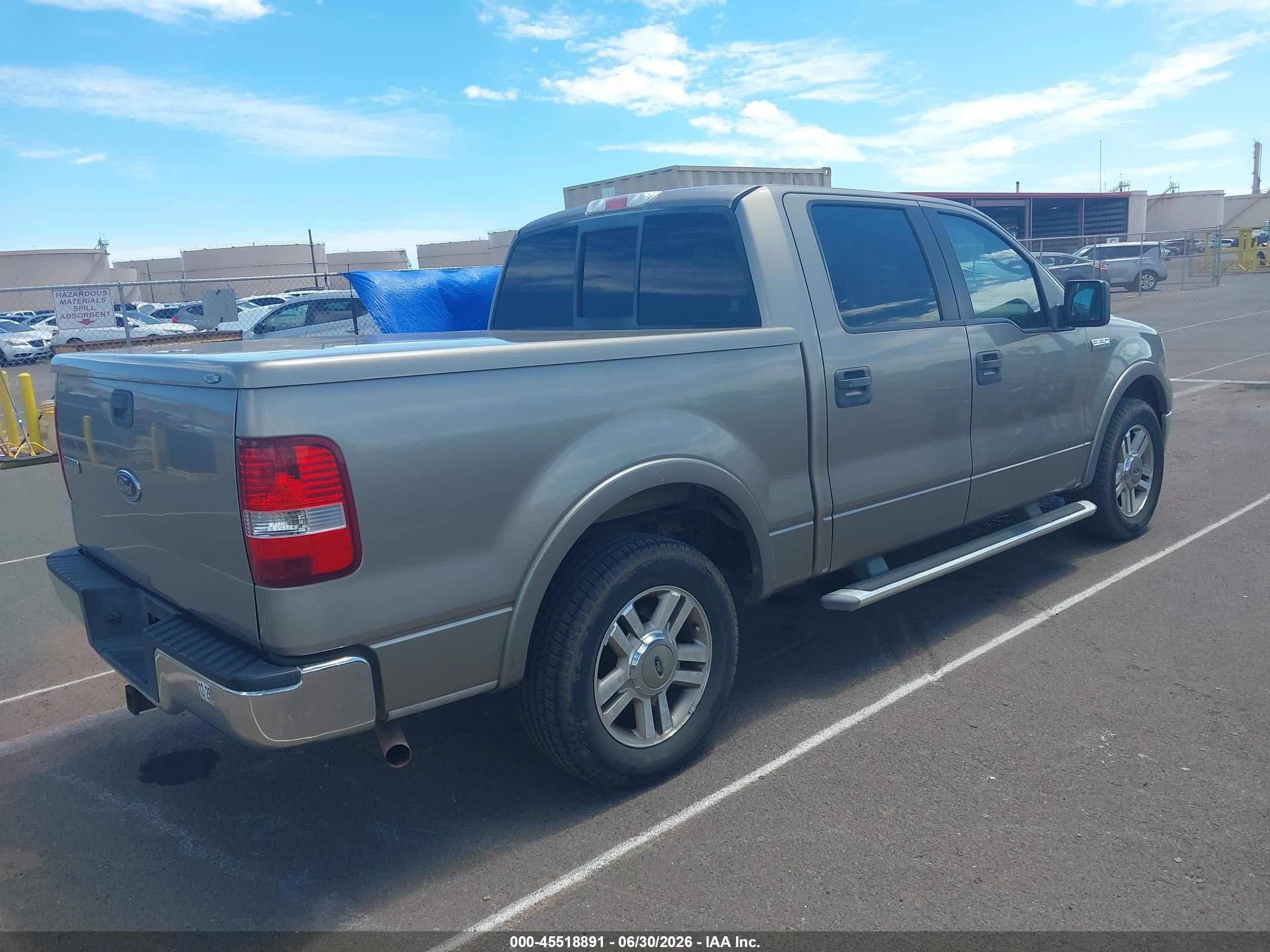2005 Ford F-150 Lariat/xlt Gray vin: 1FTPW12515FA55055