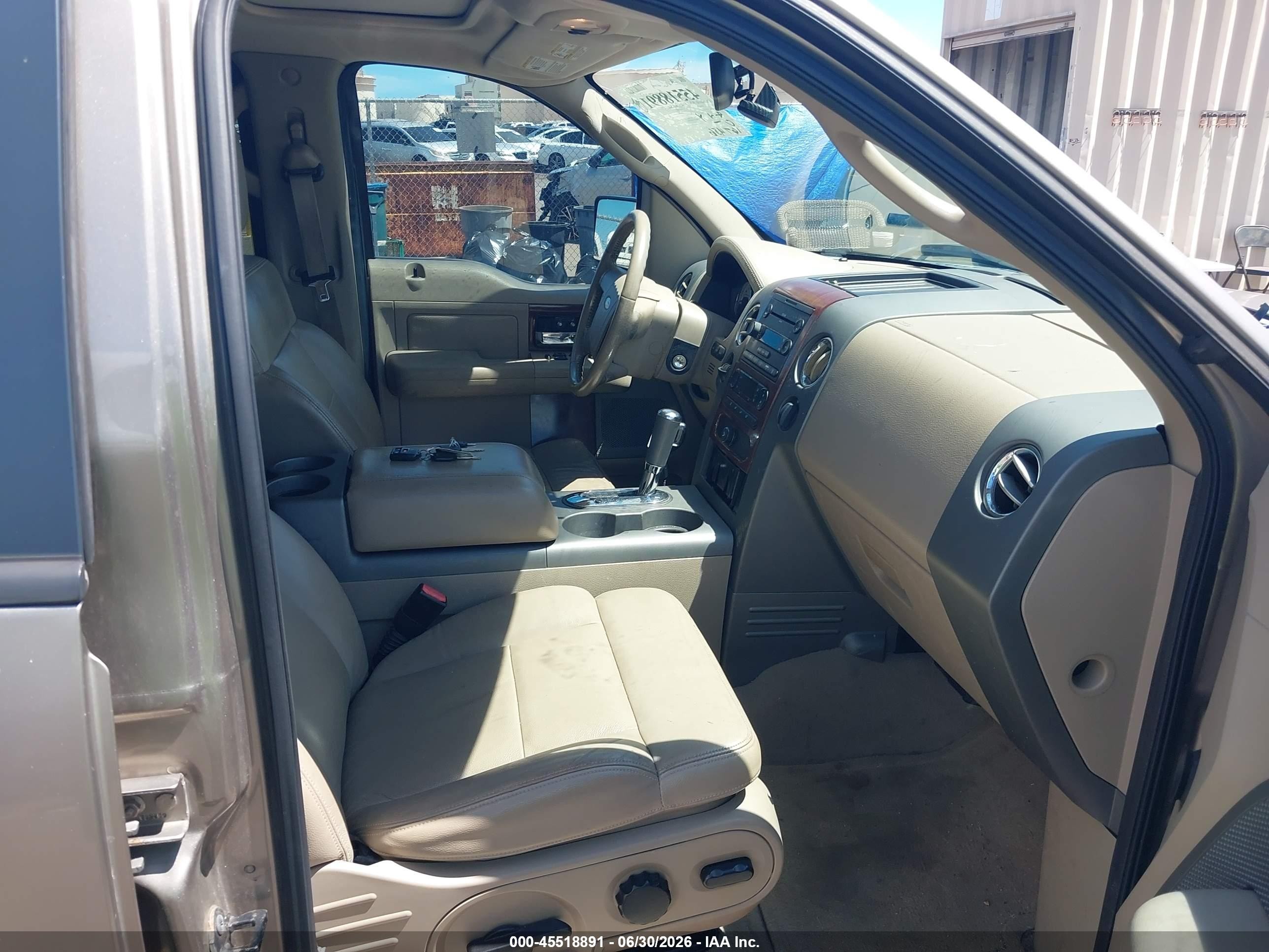 2005 Ford F-150 Lariat/xlt Gray vin: 1FTPW12515FA55055