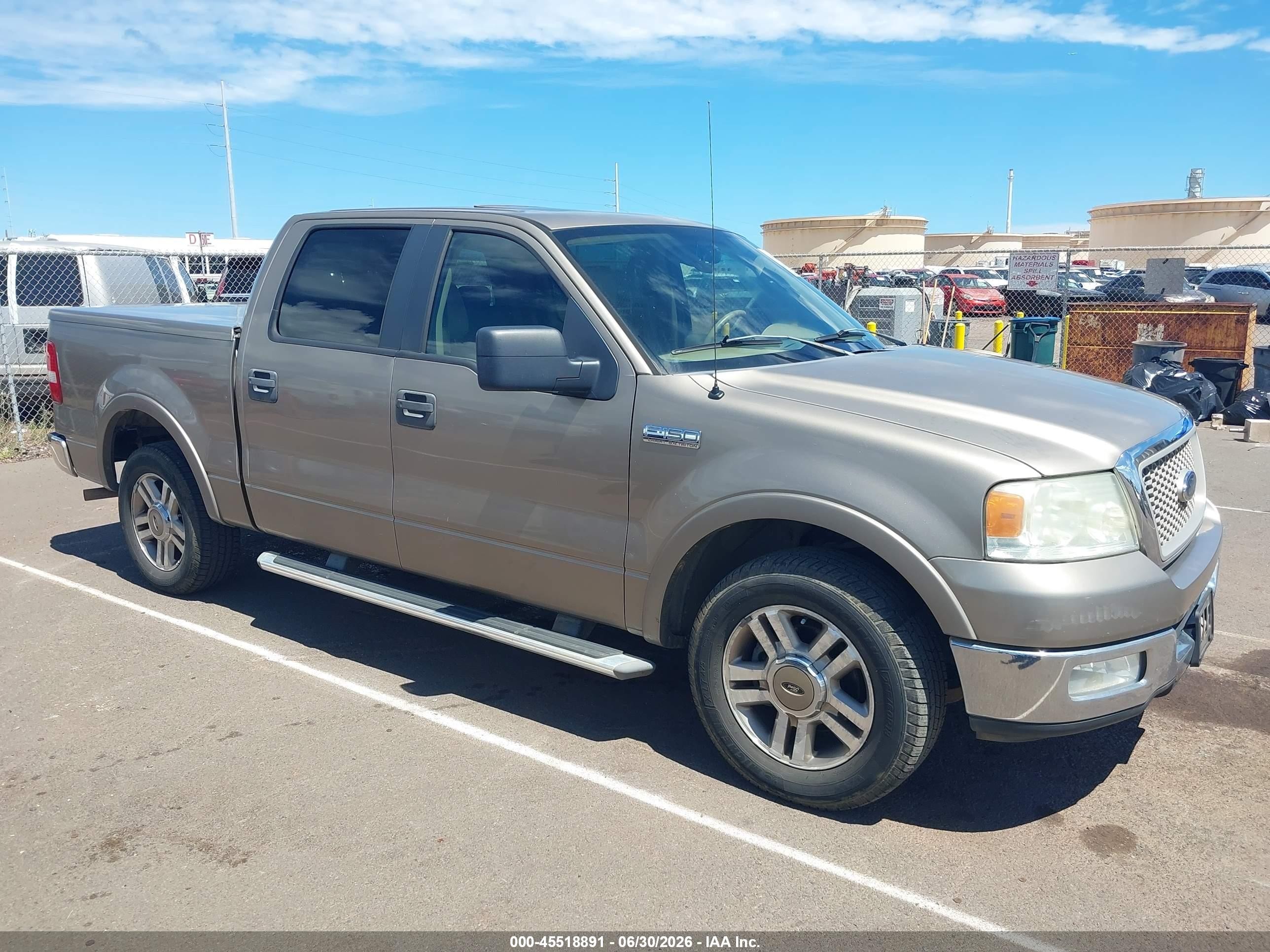 2005 Ford F-150 Lariat/xlt Gray vin: 1FTPW12515FA55055