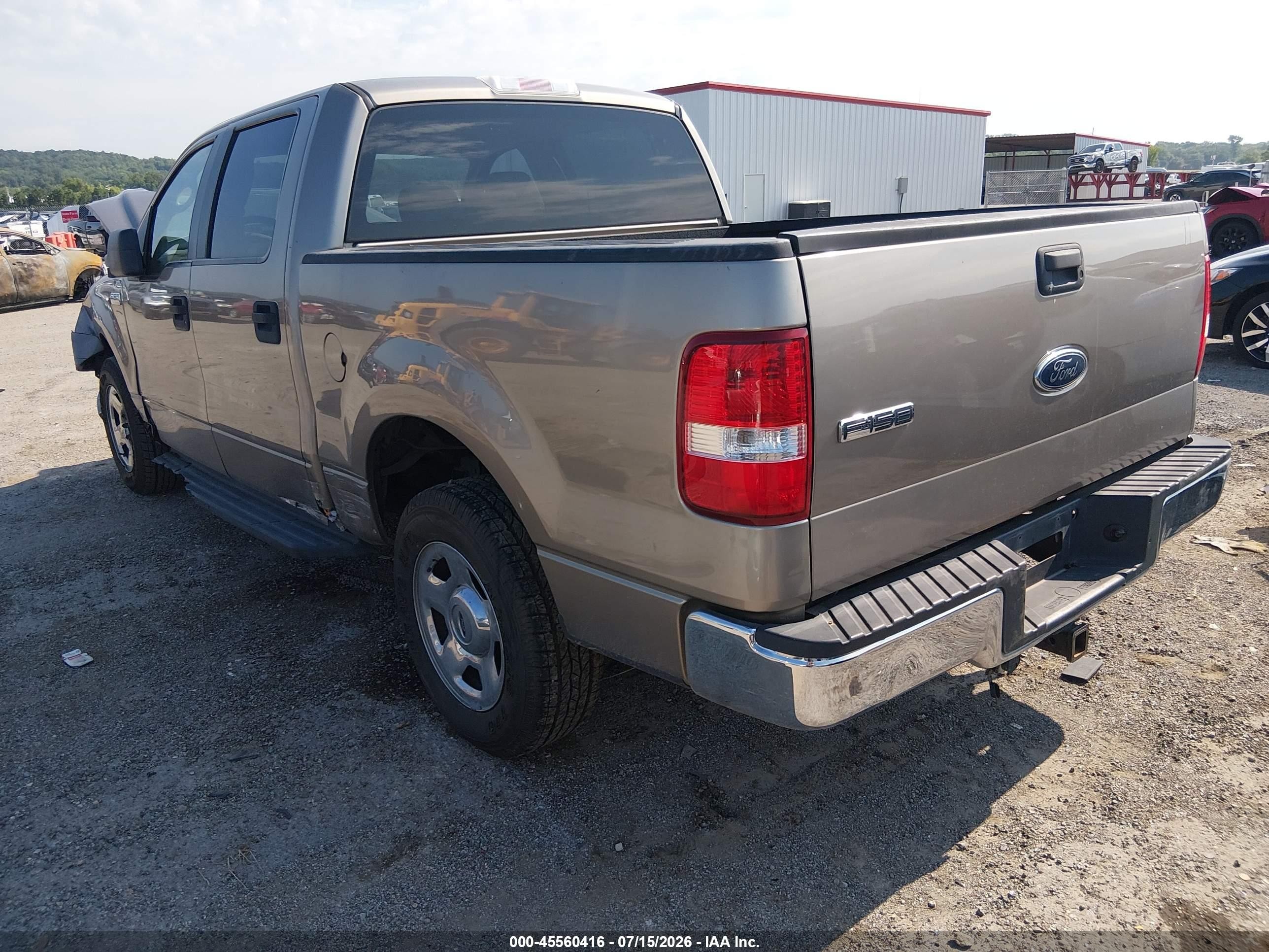 2005 Ford F-150 Lariat/xlt Tan vin: 1FTPW12515FA59221