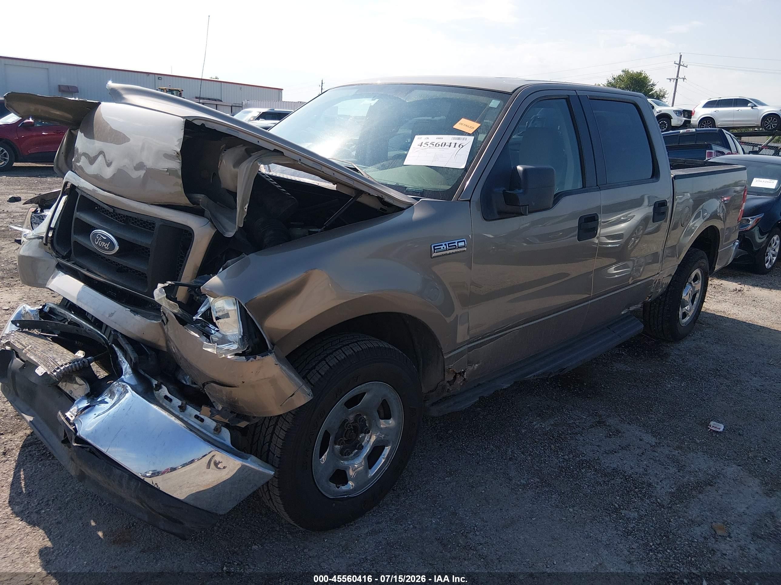 2005 Ford F-150 Lariat/xlt Tan vin: 1FTPW12515FA59221
