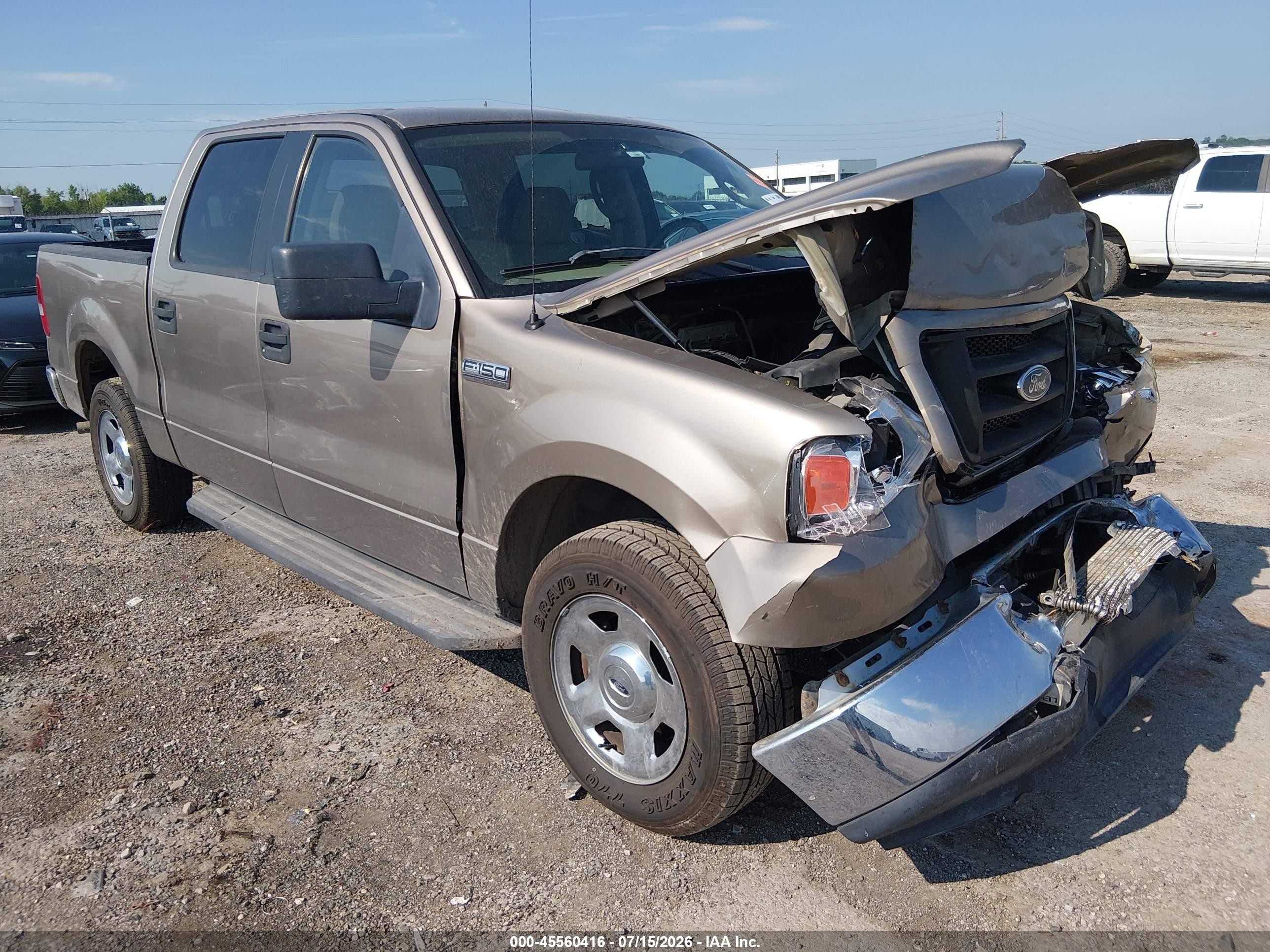 2005 Ford F-150 Lariat/xlt Tan vin: 1FTPW12515FA59221