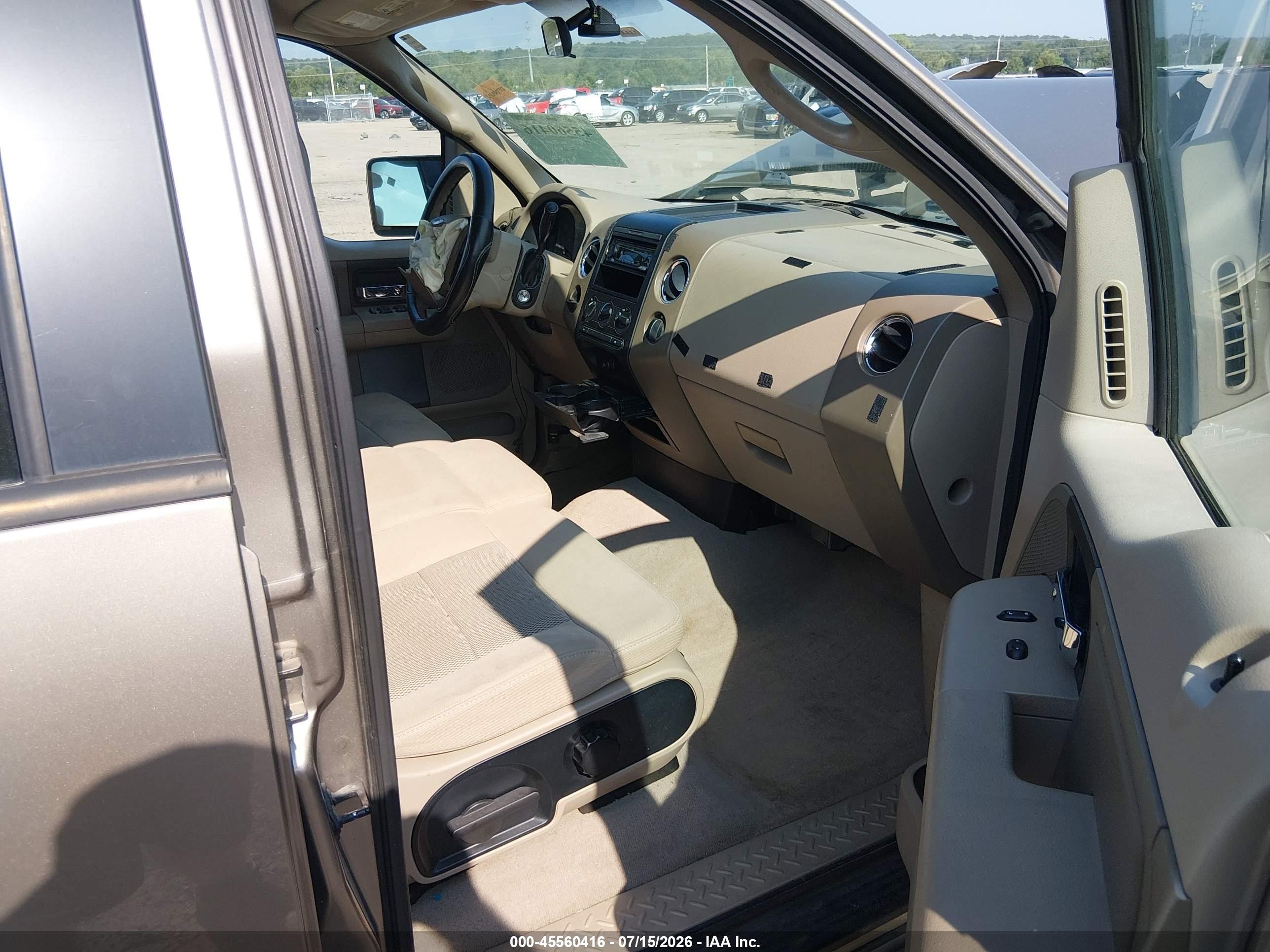 2005 Ford F-150 Lariat/xlt Tan vin: 1FTPW12515FA59221