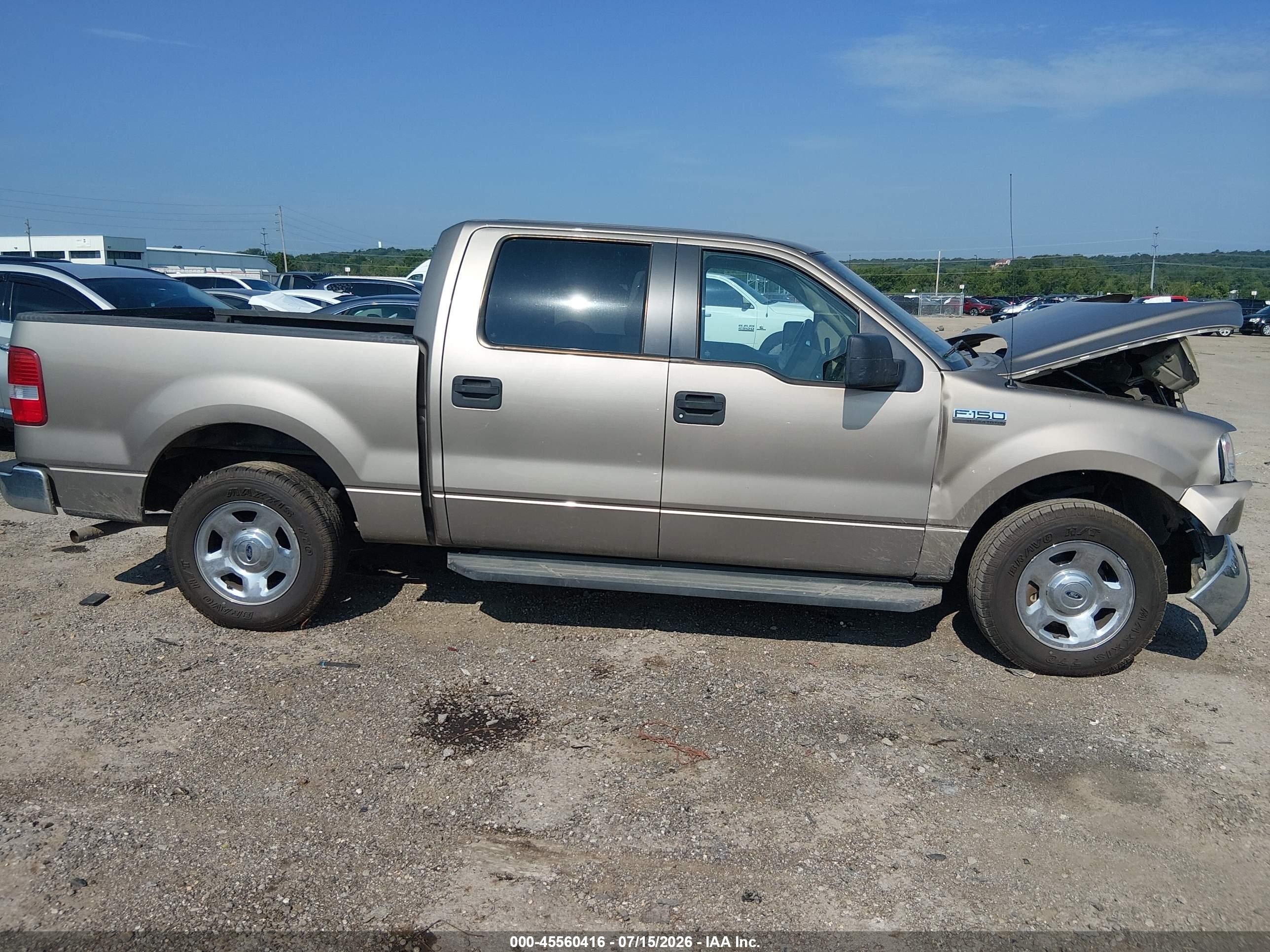 2005 Ford F-150 Lariat/xlt Tan vin: 1FTPW12515FA59221