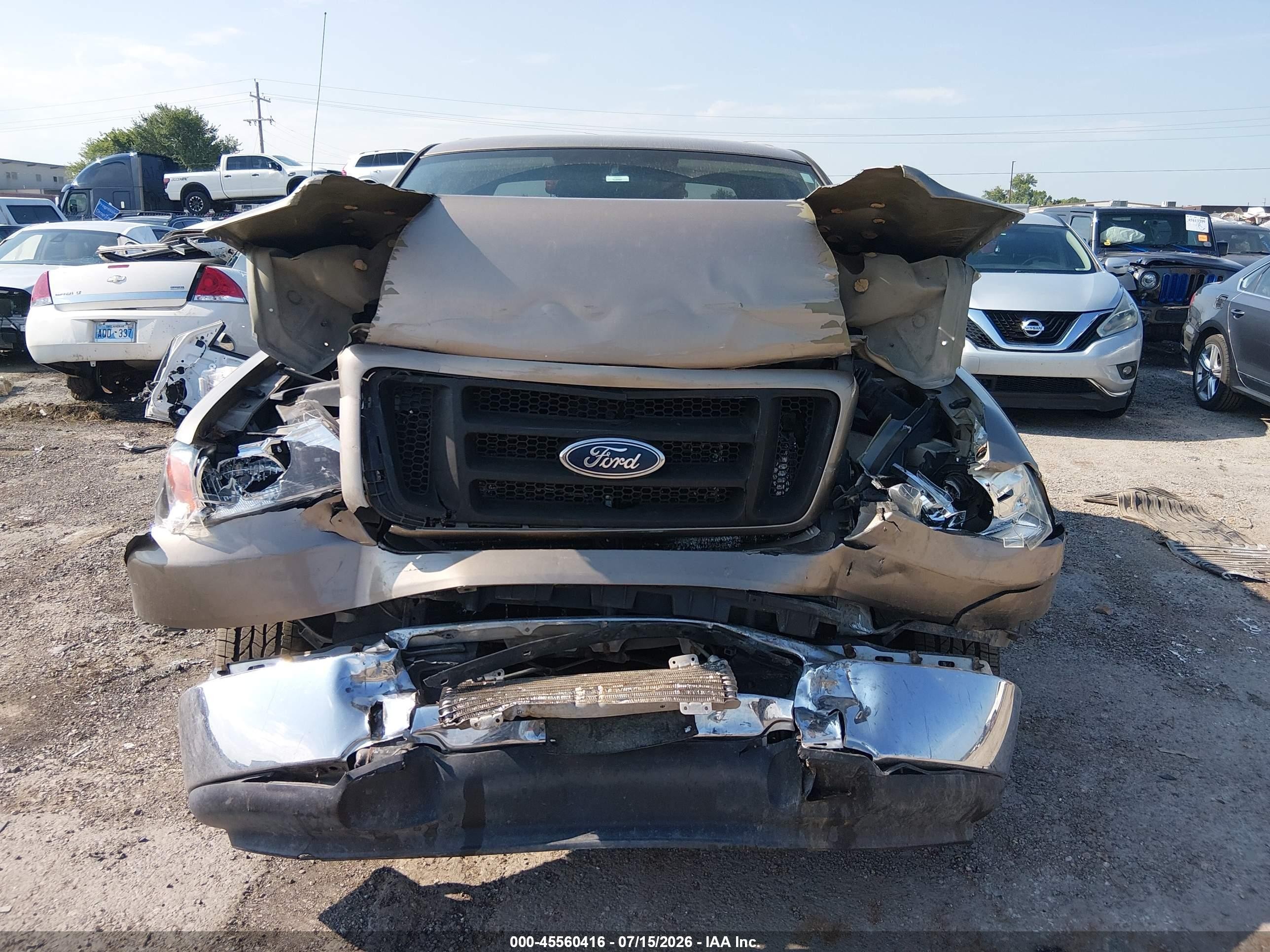 2005 Ford F-150 Lariat/xlt Tan vin: 1FTPW12515FA59221