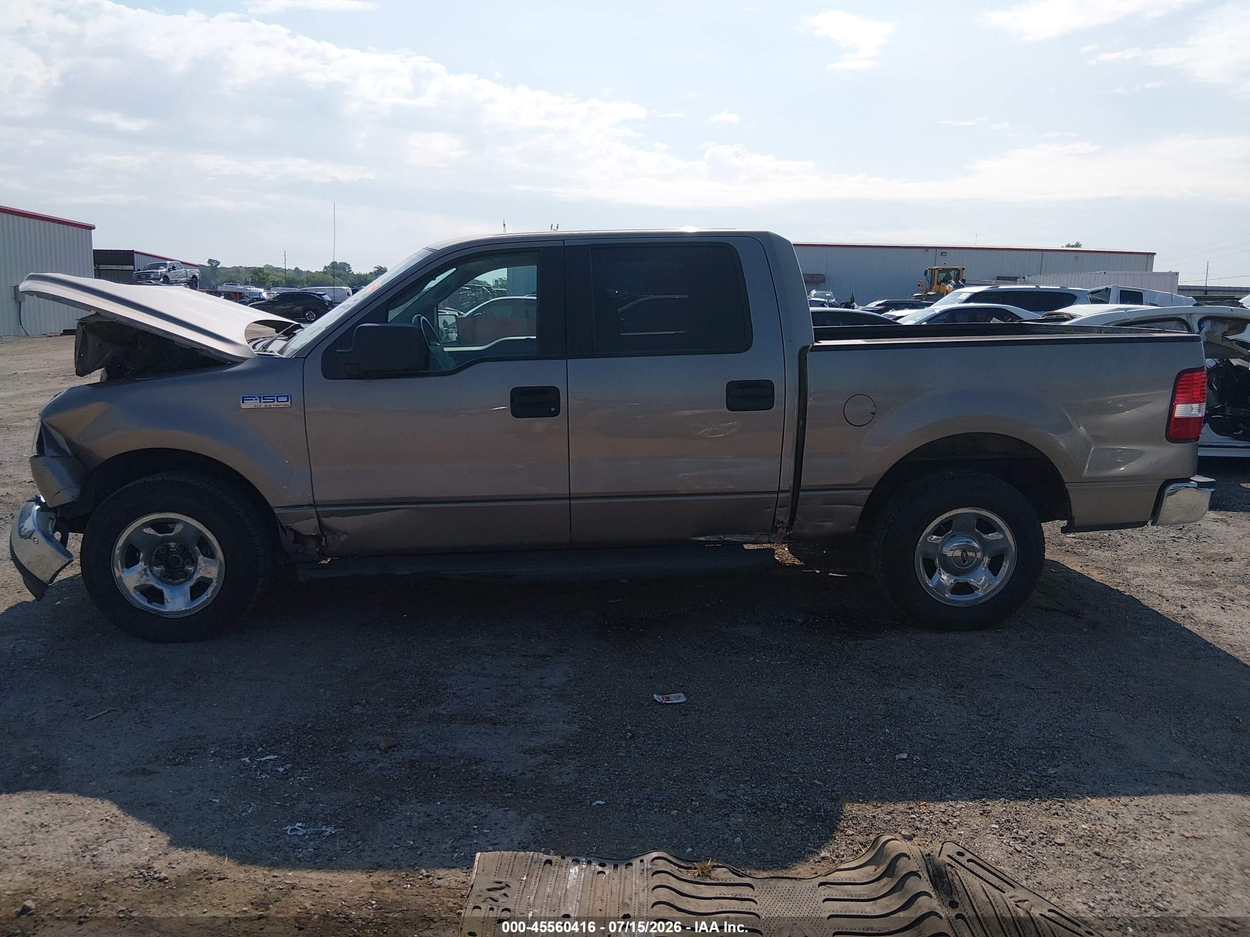 2005 Ford F-150 Lariat/xlt Tan vin: 1FTPW12515FA59221