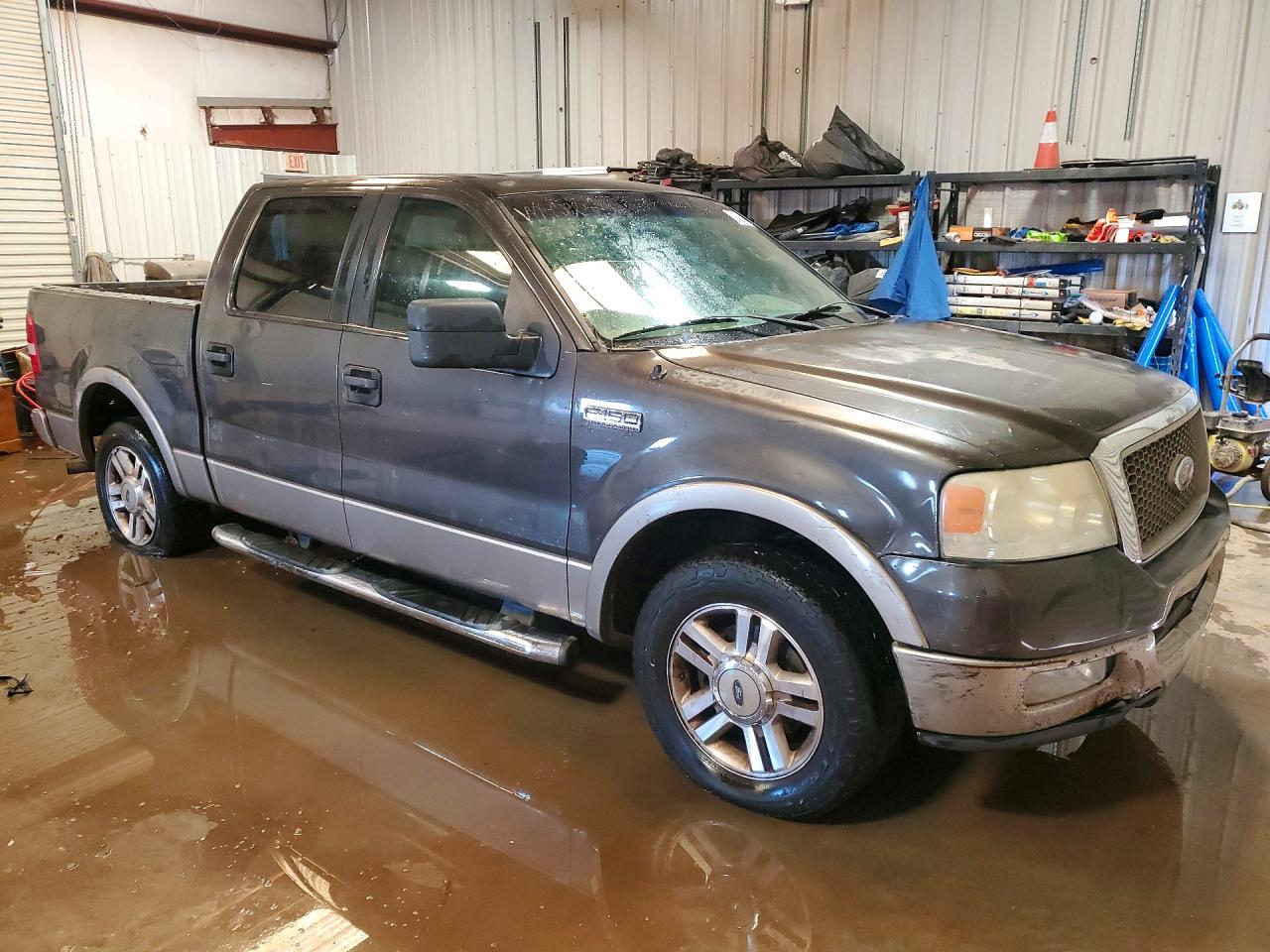2005 Ford F150 Supercrew Gray vin: 1FTPW12515FA69215