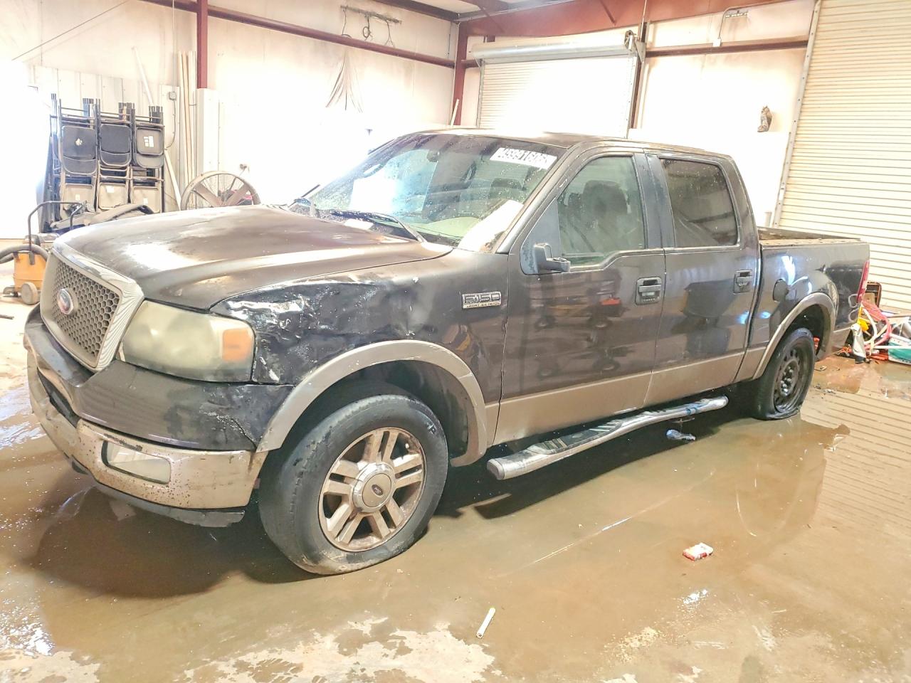 2005 Ford F150 Supercrew Gray vin: 1FTPW12515FA69215
