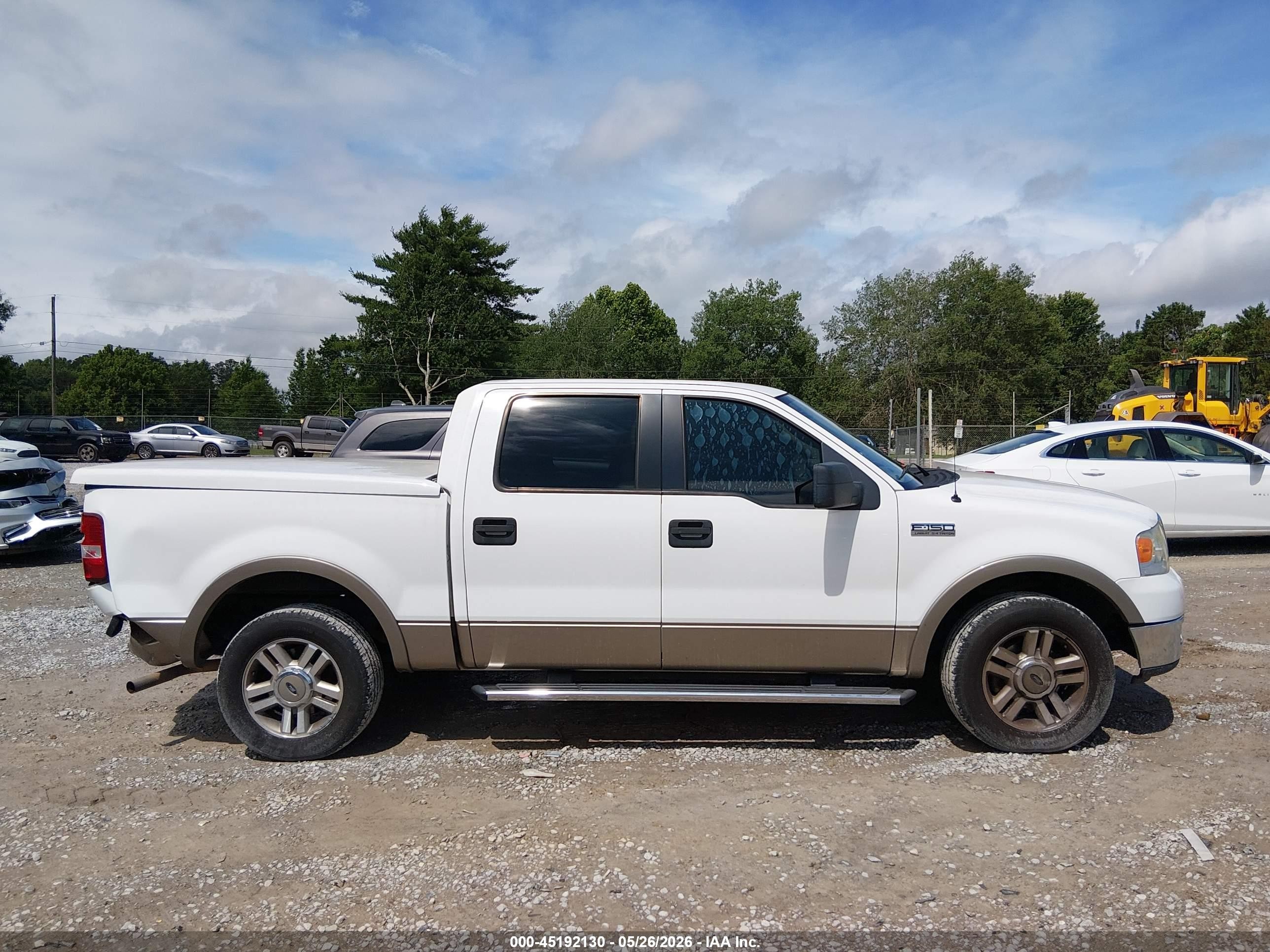 2005 Ford F-150 Lariat/xlt Белый vin: 1FTPW12515FB39585