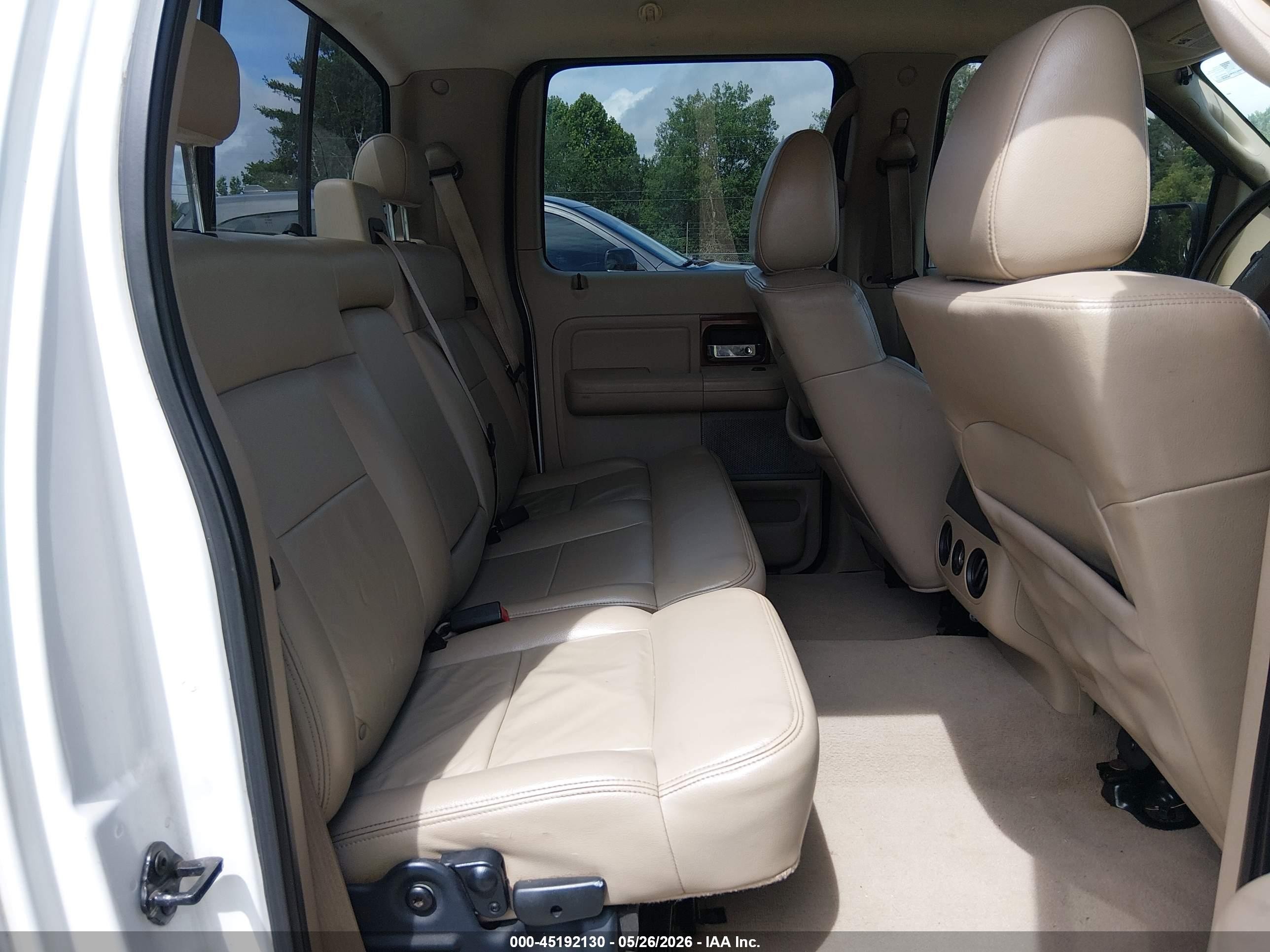 2005 Ford F-150 Lariat/xlt Белый vin: 1FTPW12515FB39585